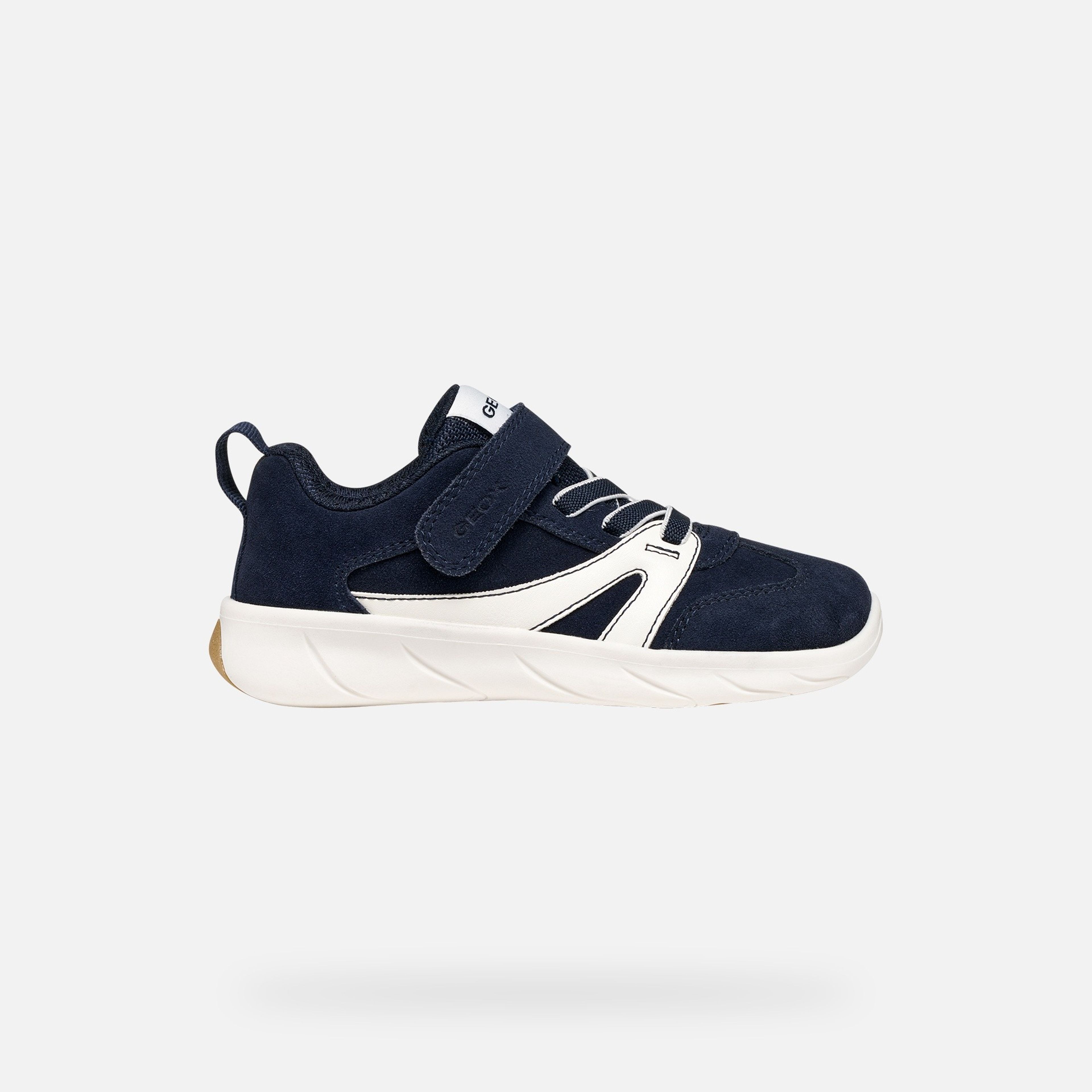 Tmavě modré chlapecké barefoot tenisky Geox Foot-run - 002