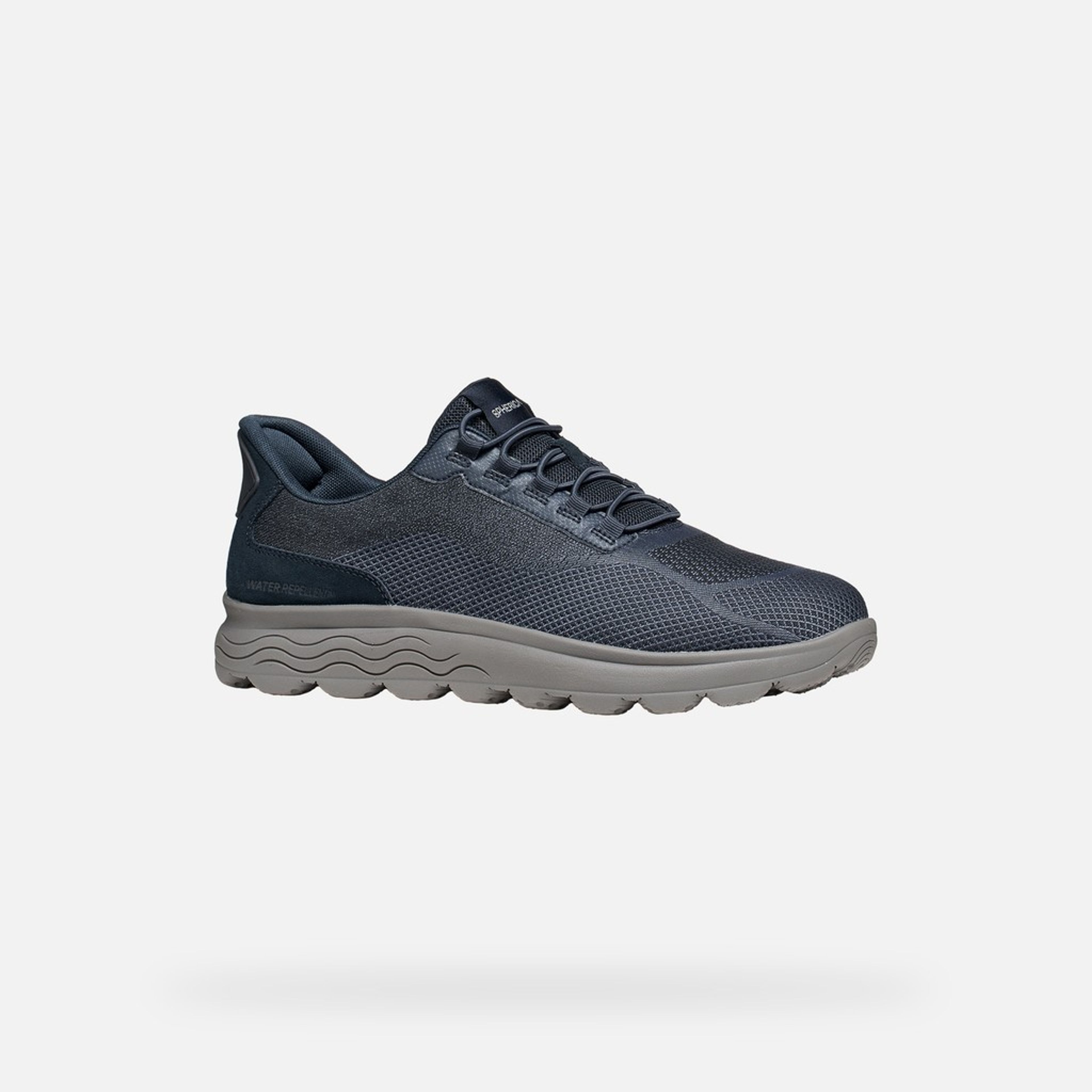 Sneakers albastru închis pentru bărbați Geox Spherica Plus WR - 003