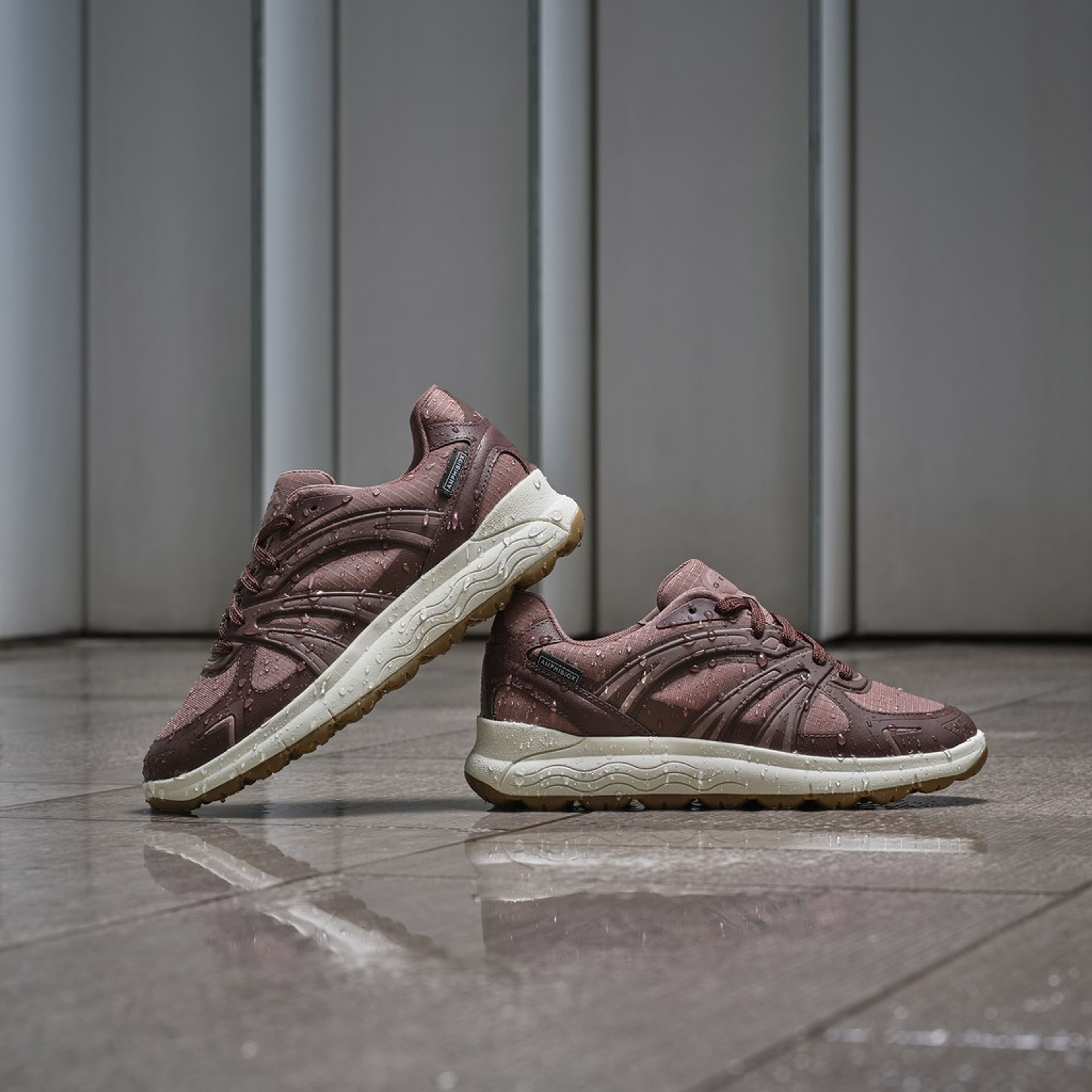 Sneakers roz vechi pentru femei Geox Spherica 4x4 B ABX - 011
