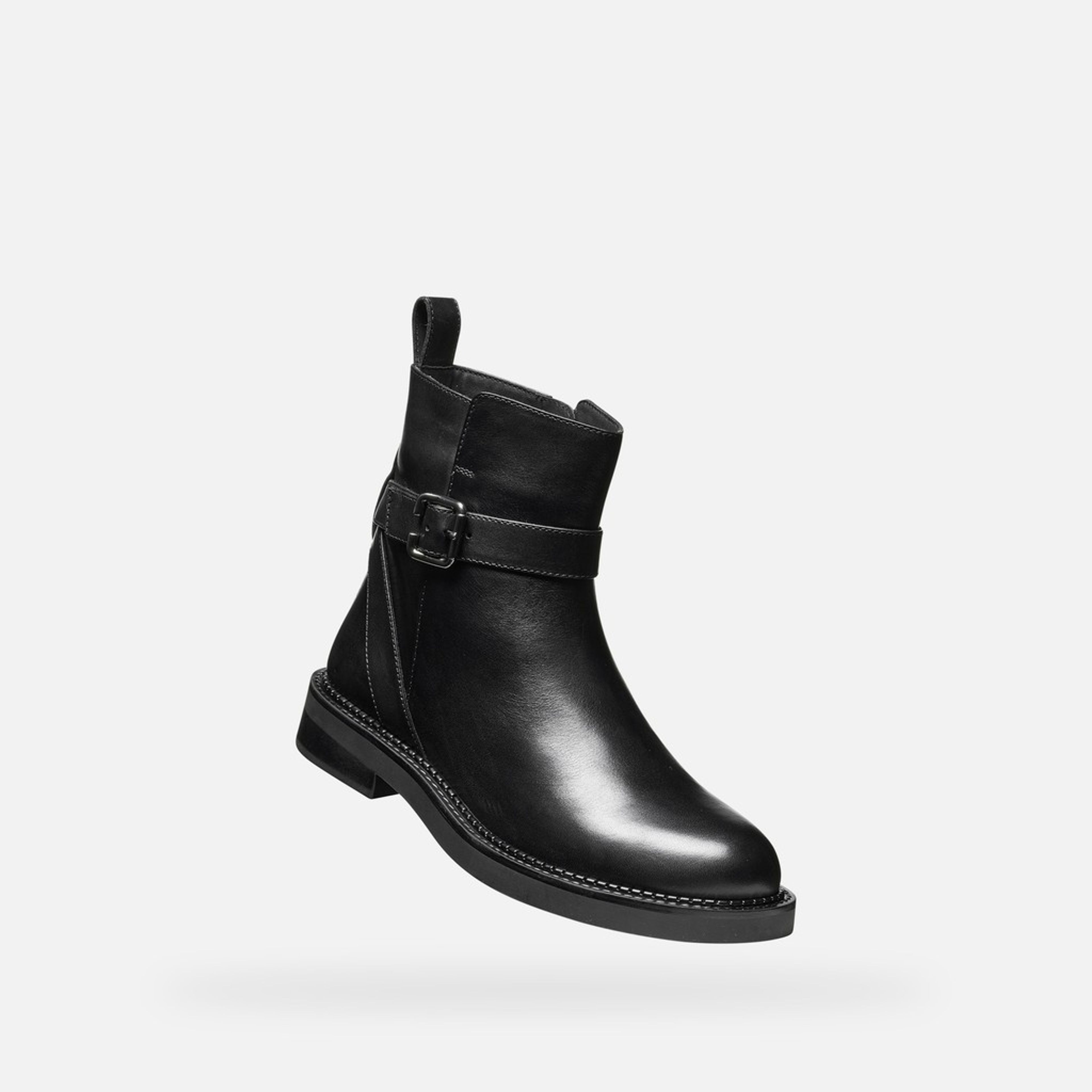 Černá dámská kotníková obuv Geox Serilda - 004