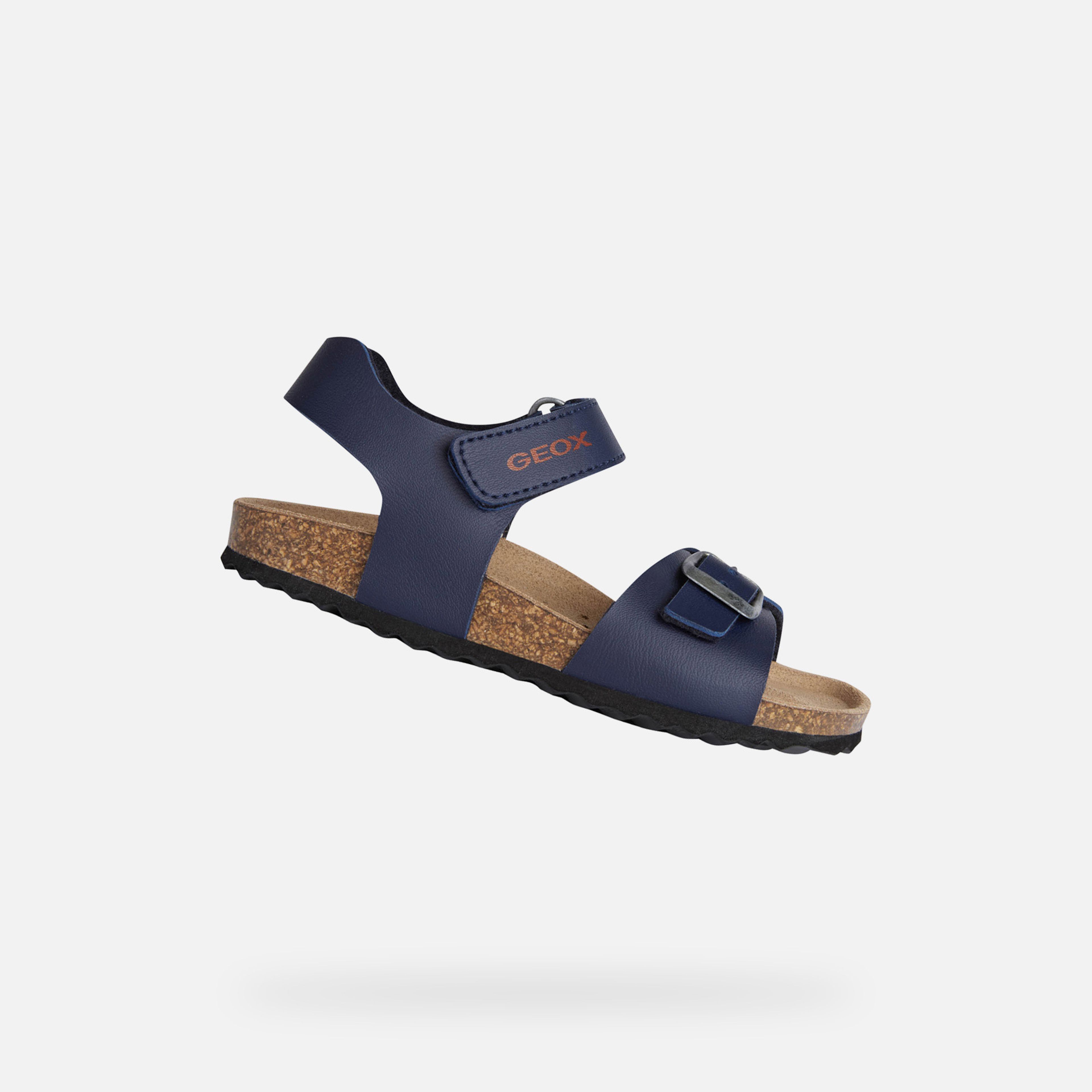 Tmavě modré chlapecké sandály Geox Ghita