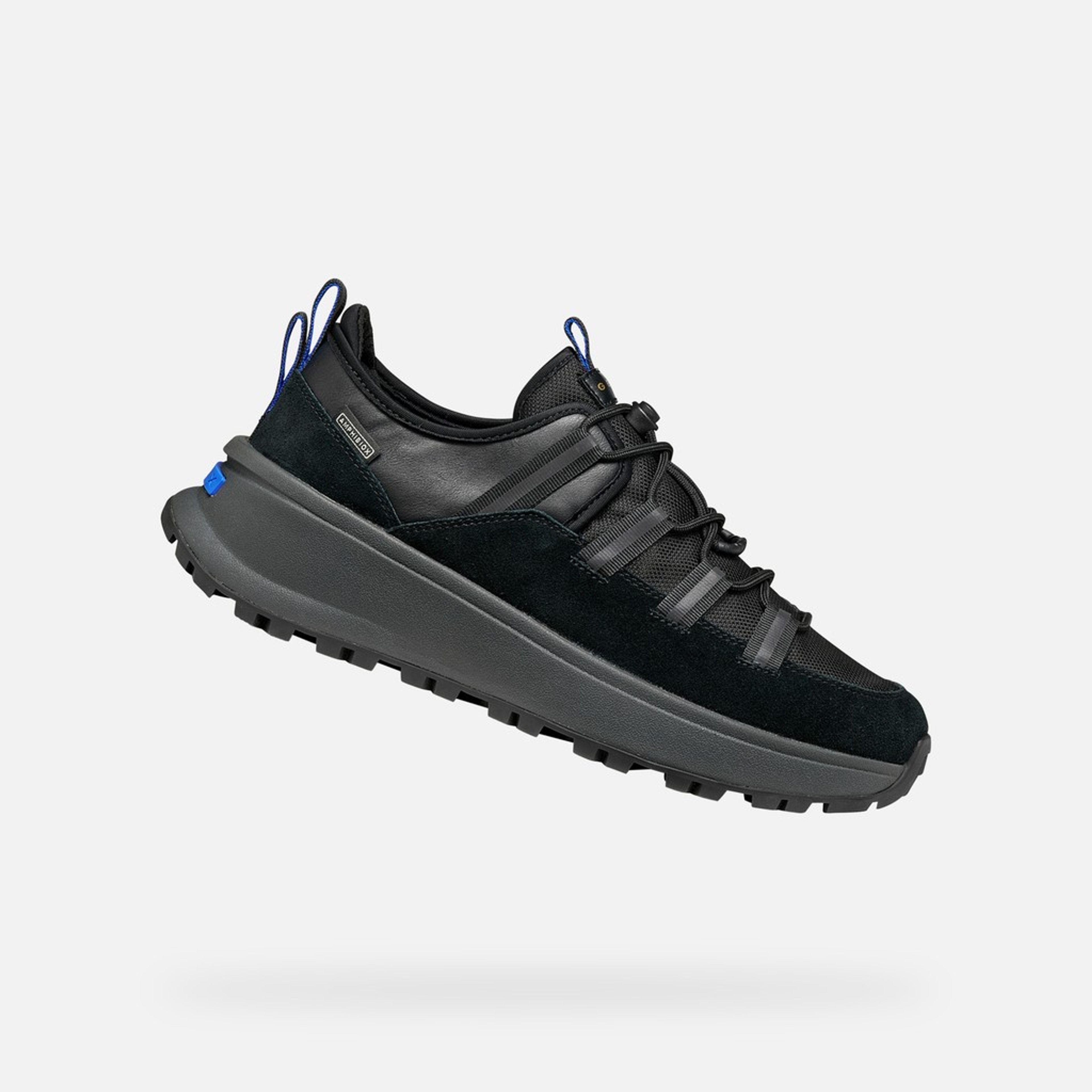 Čierne pánske tenisky Geox GXRN-03 - 001