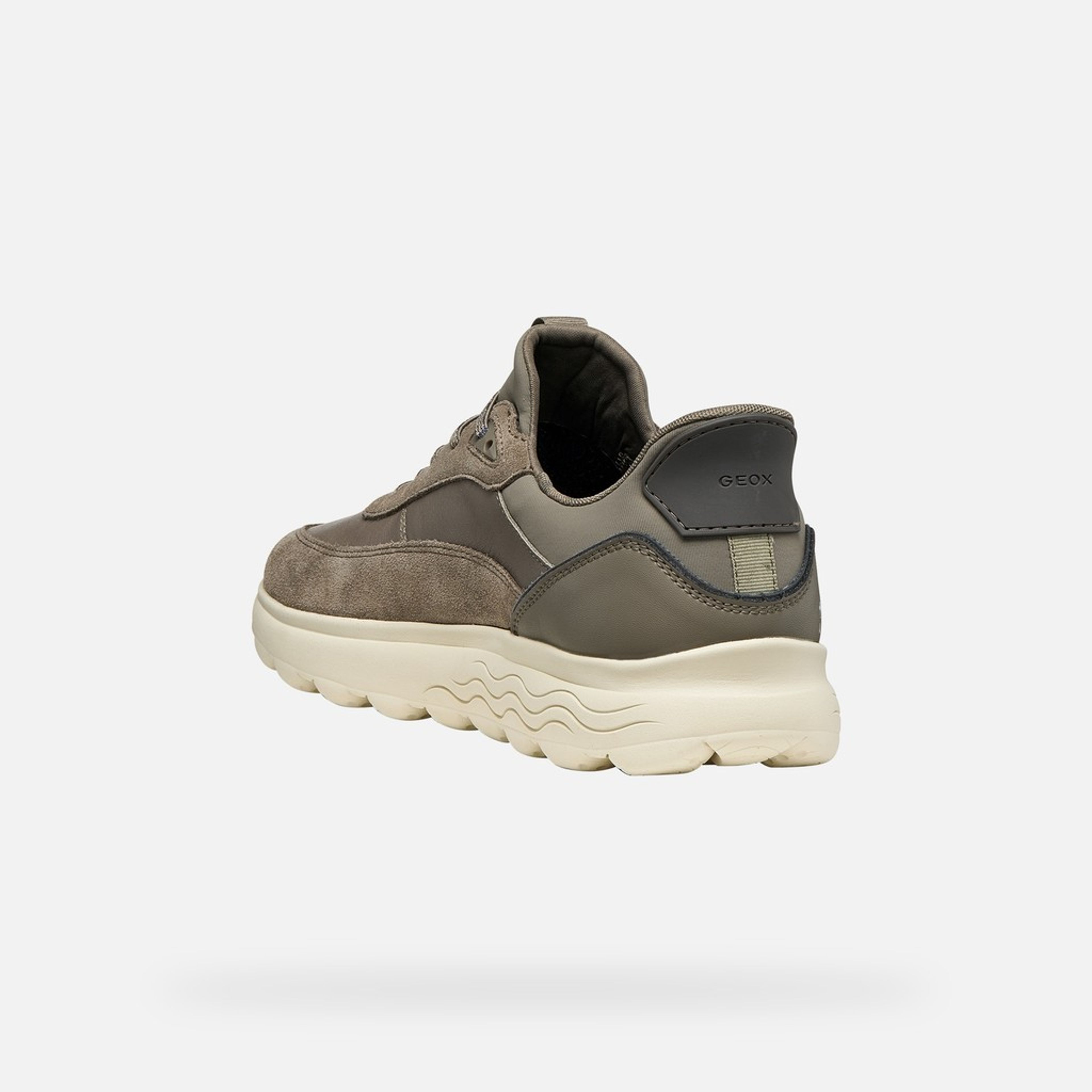 Sneakers gri deschis pentru bărbați Geox Spherica Plus - 004