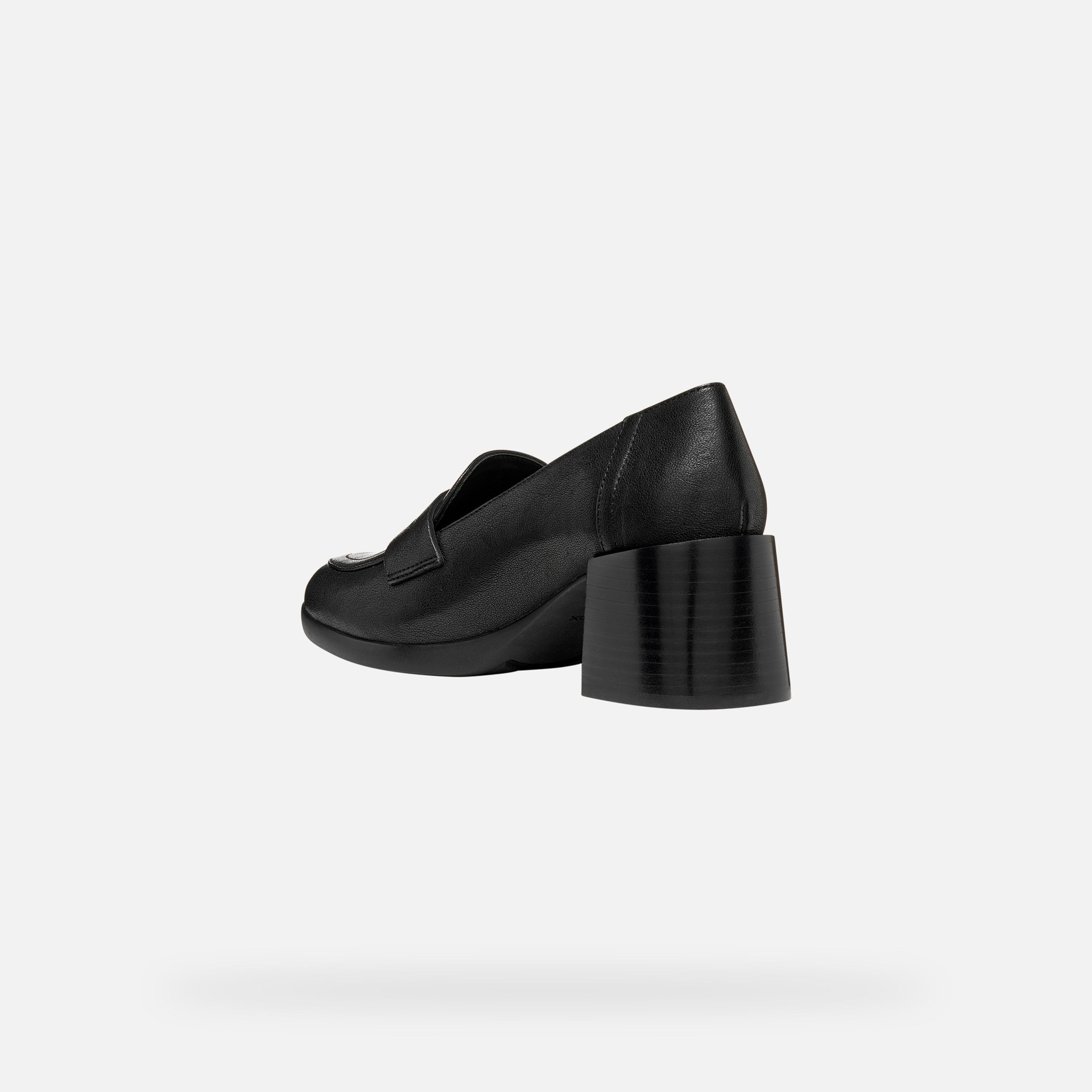 Černá dámská obuv na podpatku Geox Walk Pleasure 55T - 004