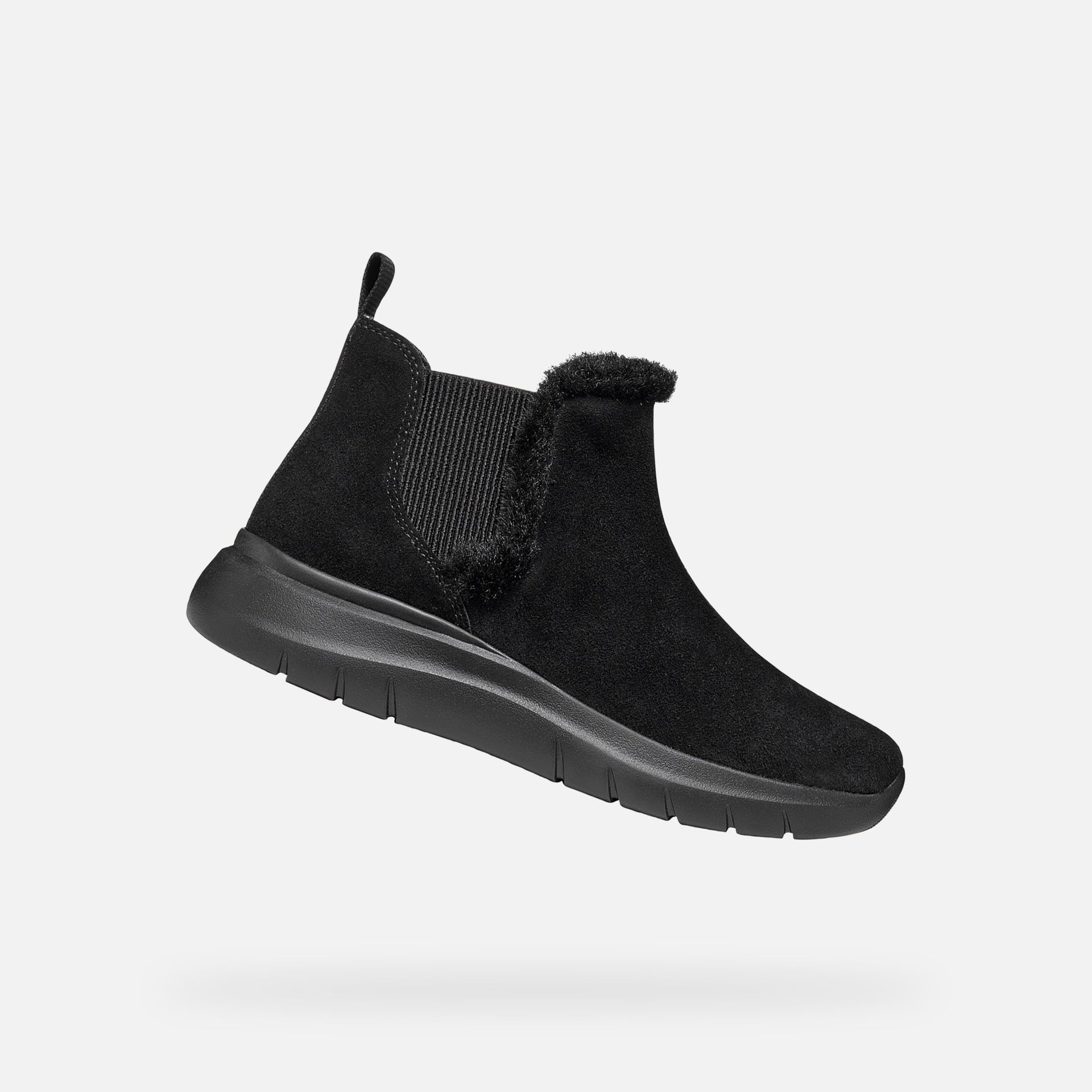 Čierna dámska členková obuv Geox Plummery - 001