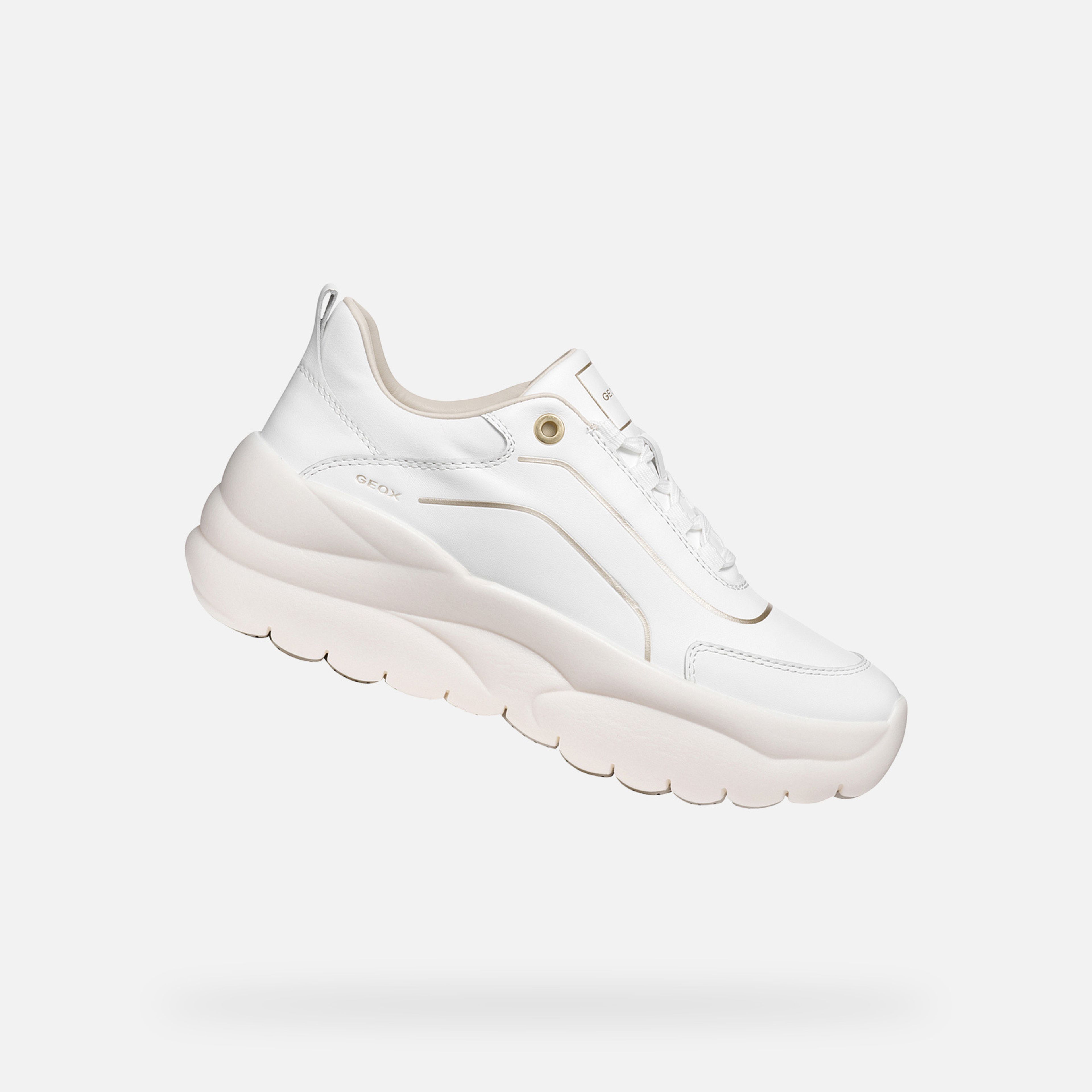 Bílé dámské tenisky Geox Xtros