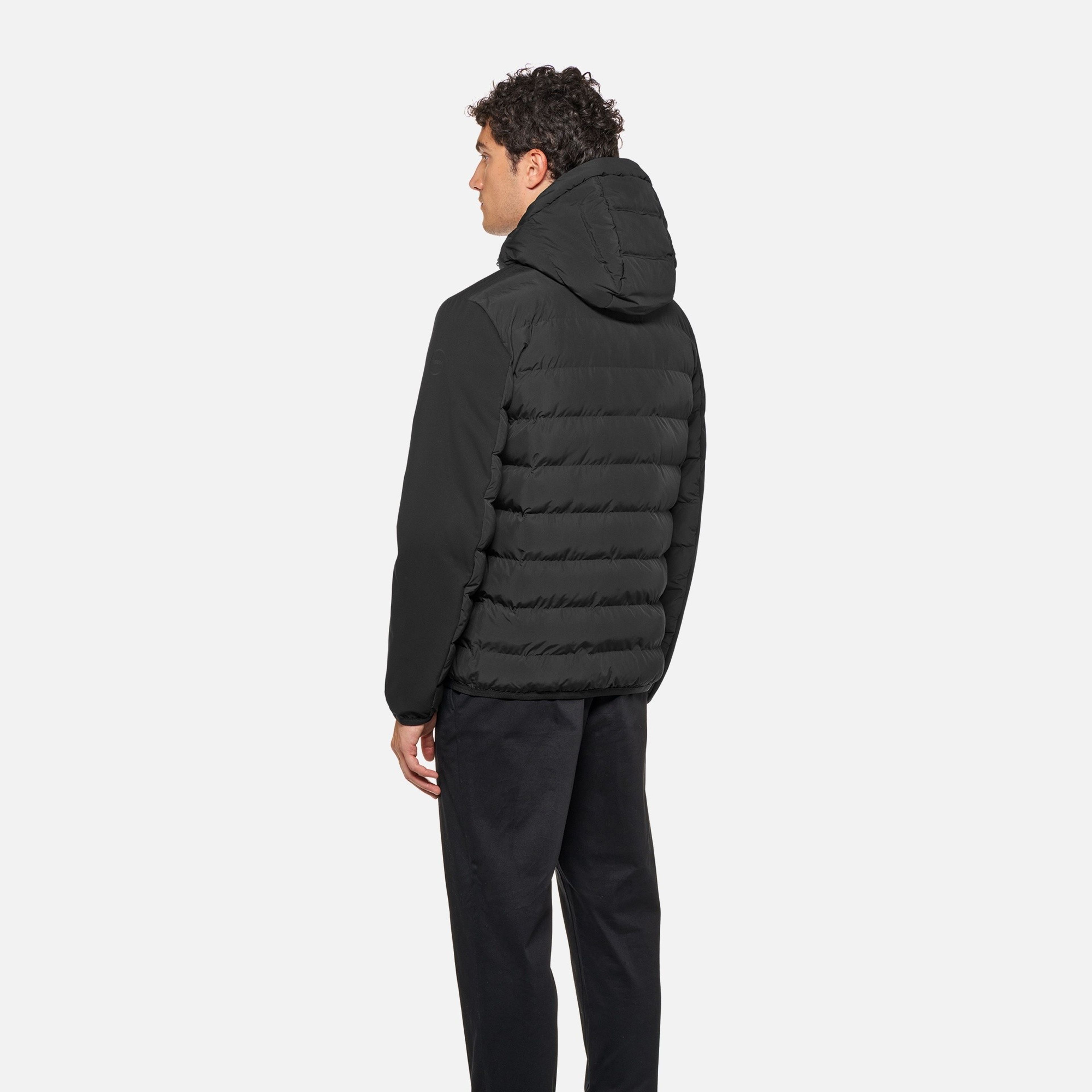 Čierna pánska parka Geox Spherica - 004