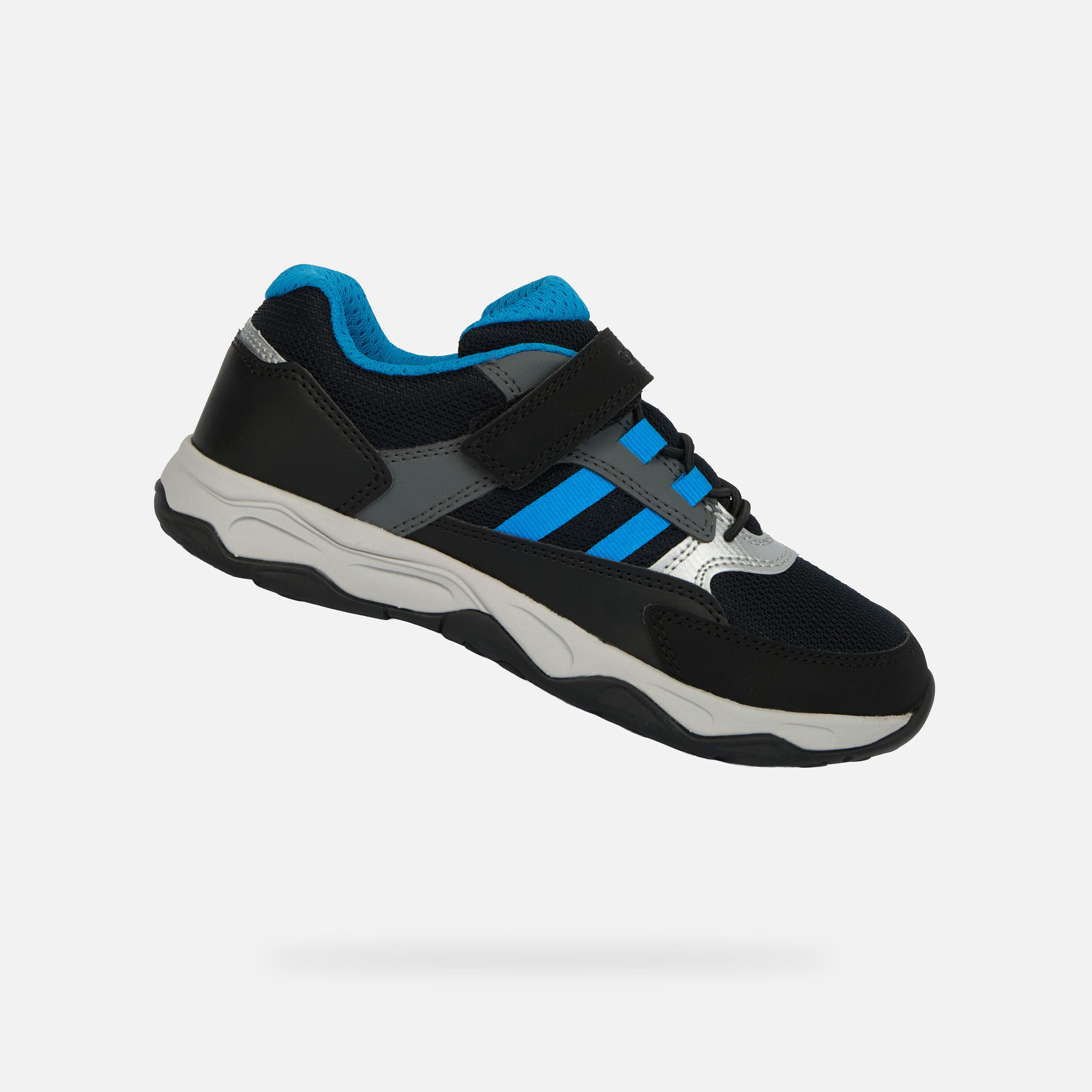Czarne chłopięce sneakersy Geox Calco