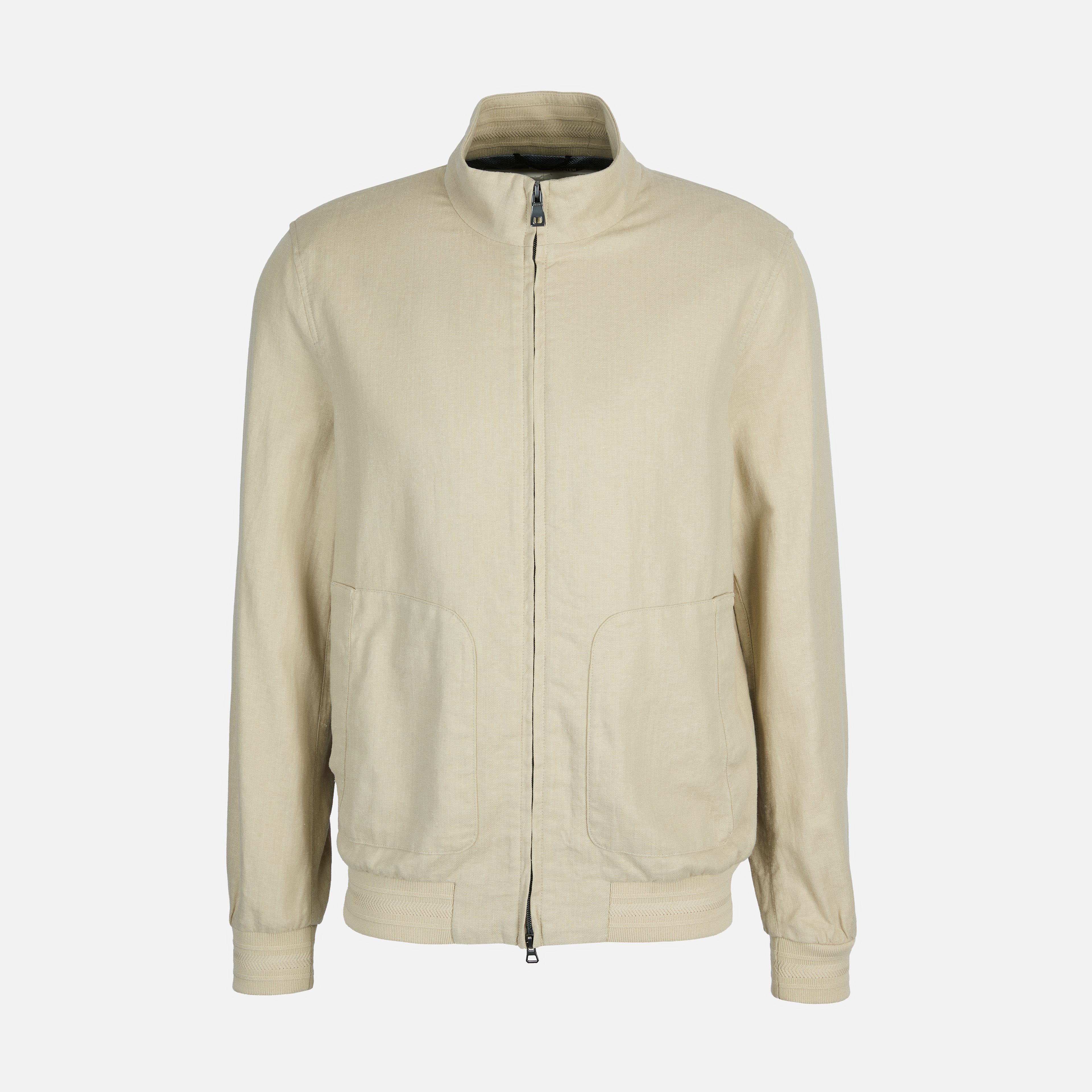 Béžový pánsky bomber Geox Recanati