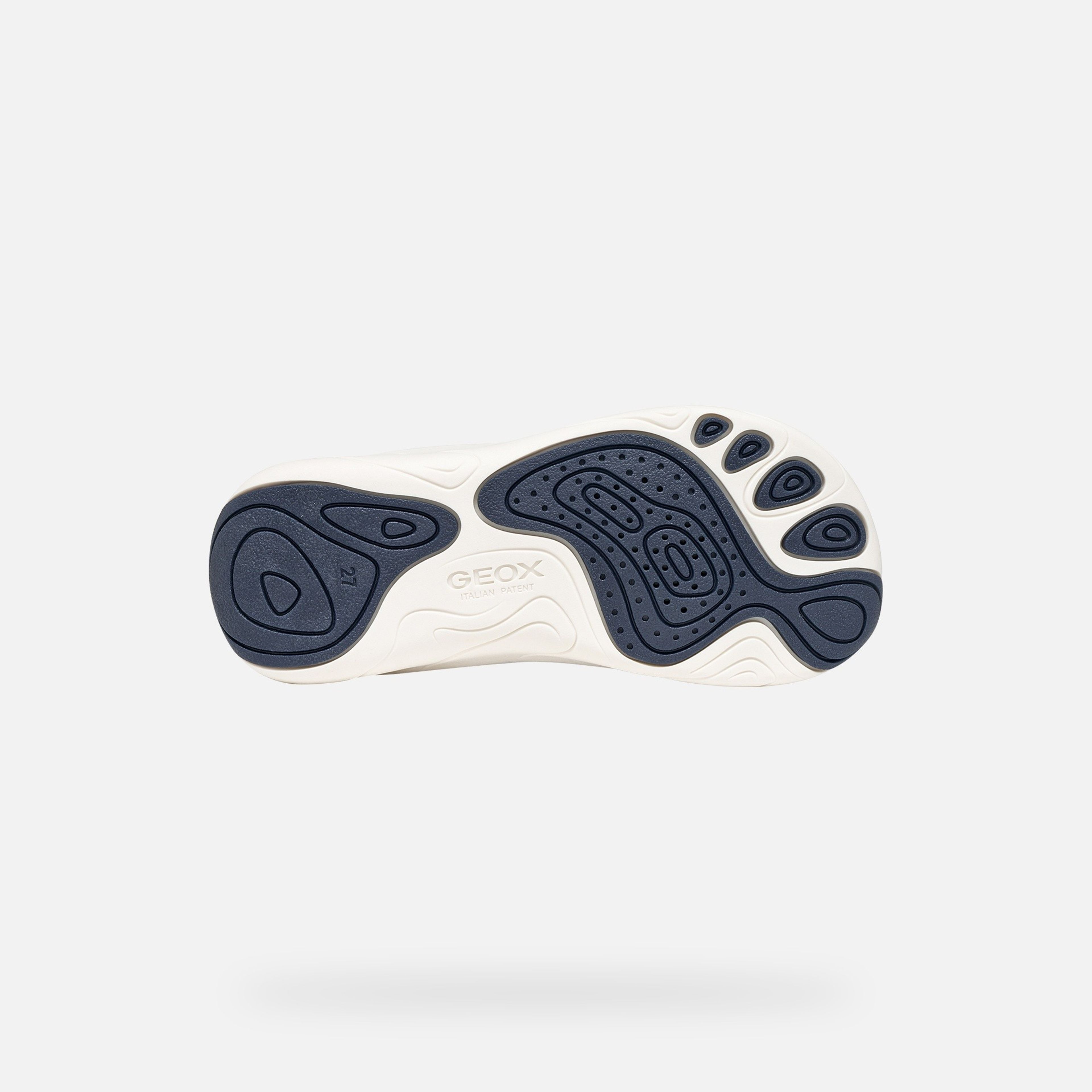 Jasnoniebieskie chłopięce sneakersy barefoot Geox Foot-run - 007