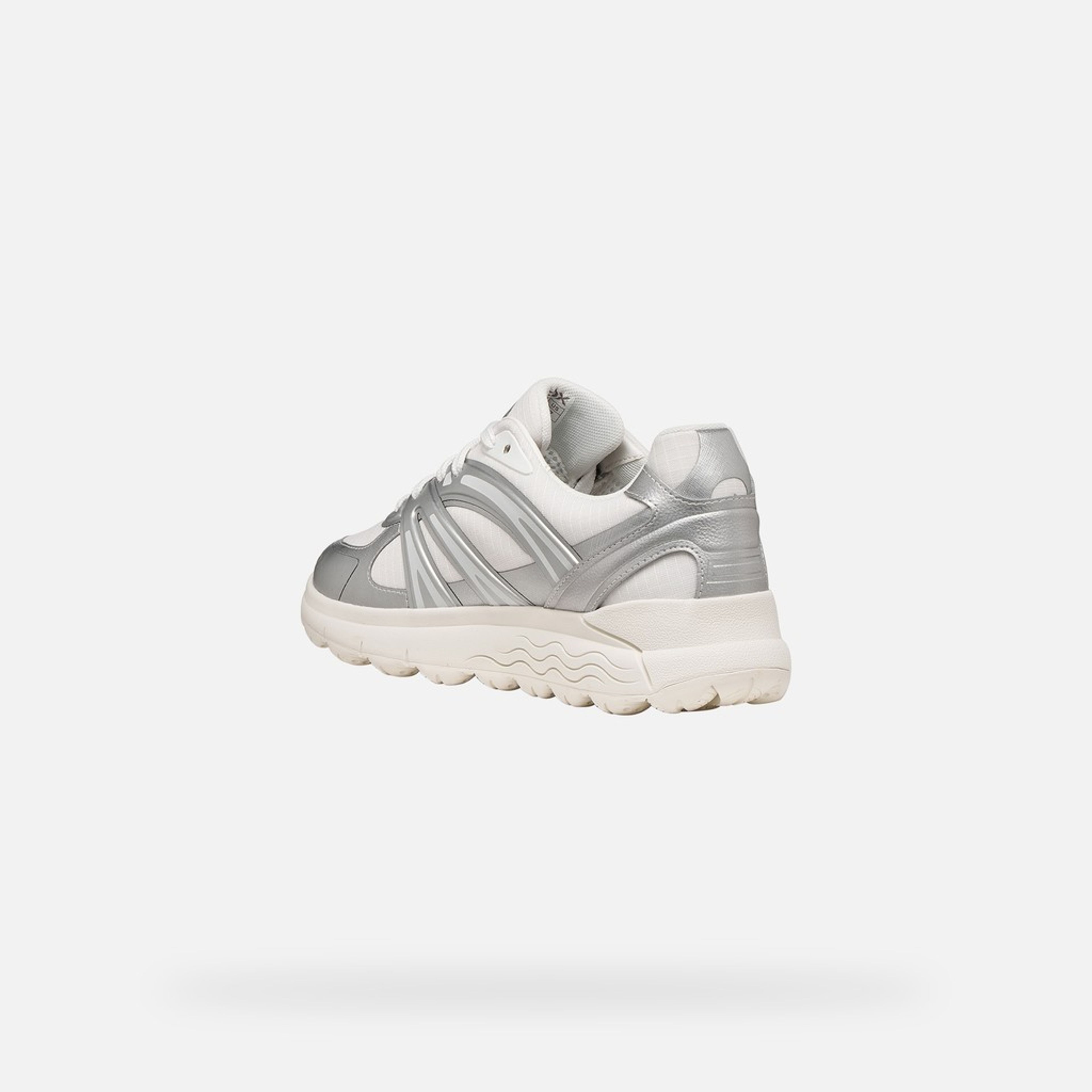 Sneakers albi pentru femei Geox Spherica 4x4 B ABX - 004