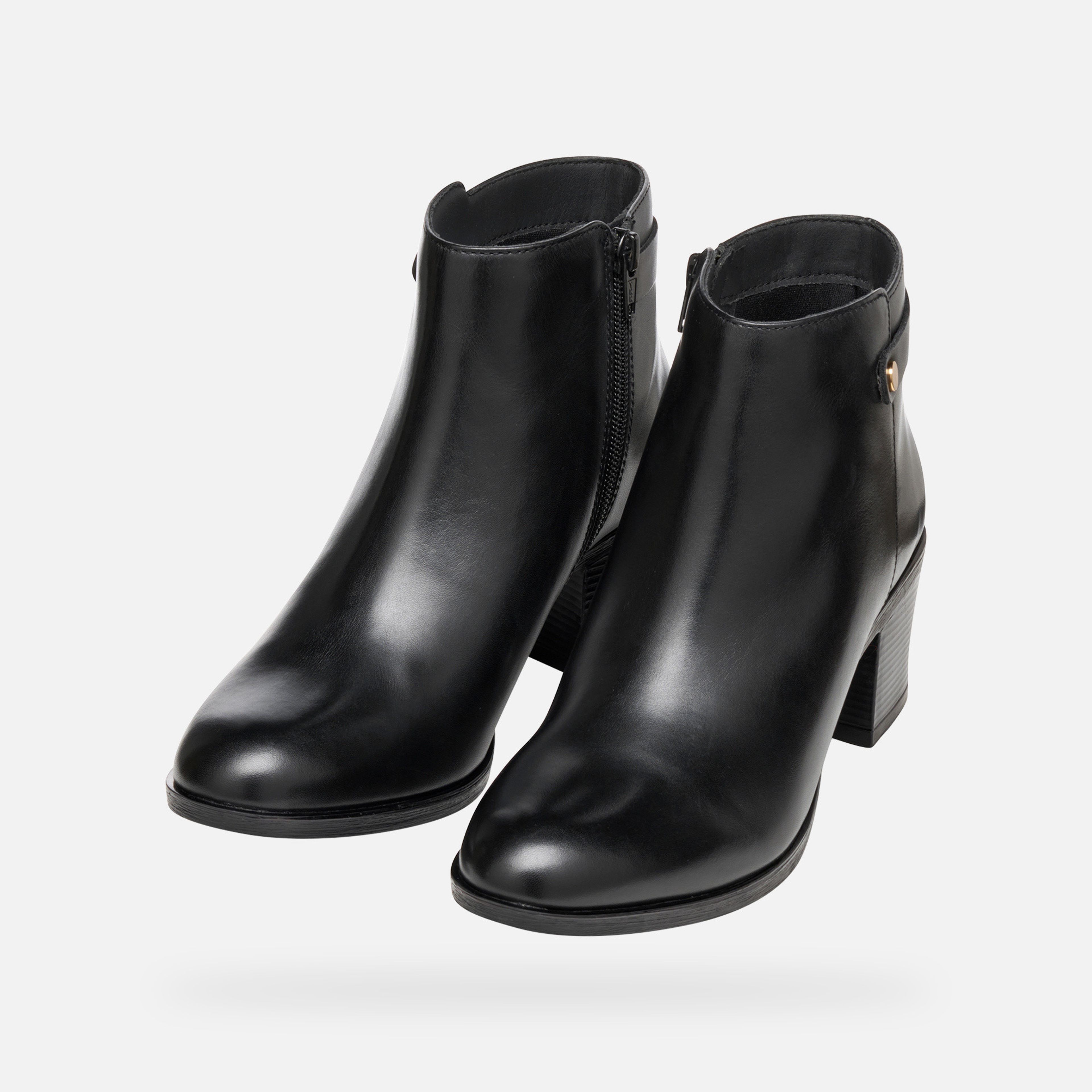 Černá dámská kotníková obuv Geox New Asheel - 009