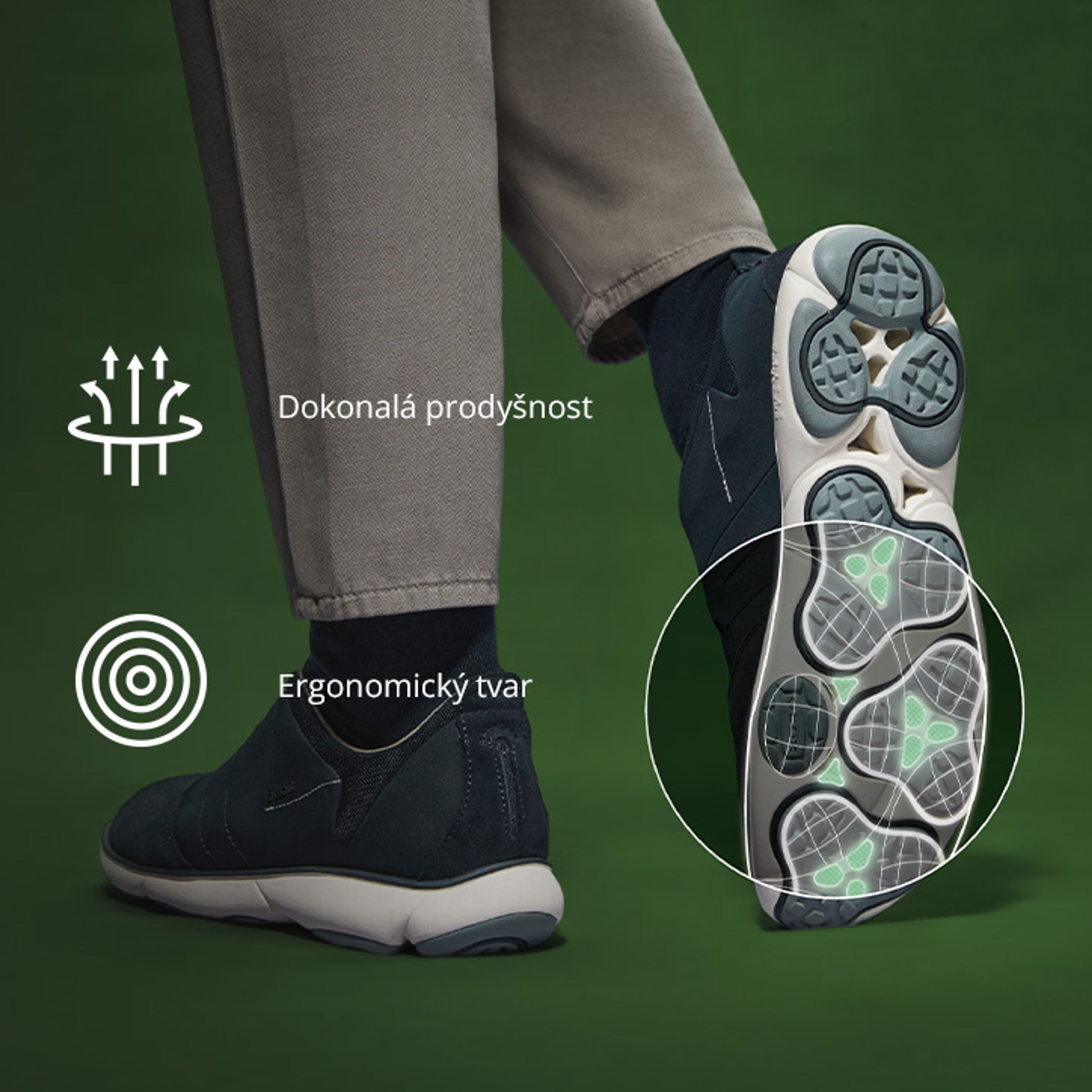 Nebula™ prodyšná a lehká technologie 