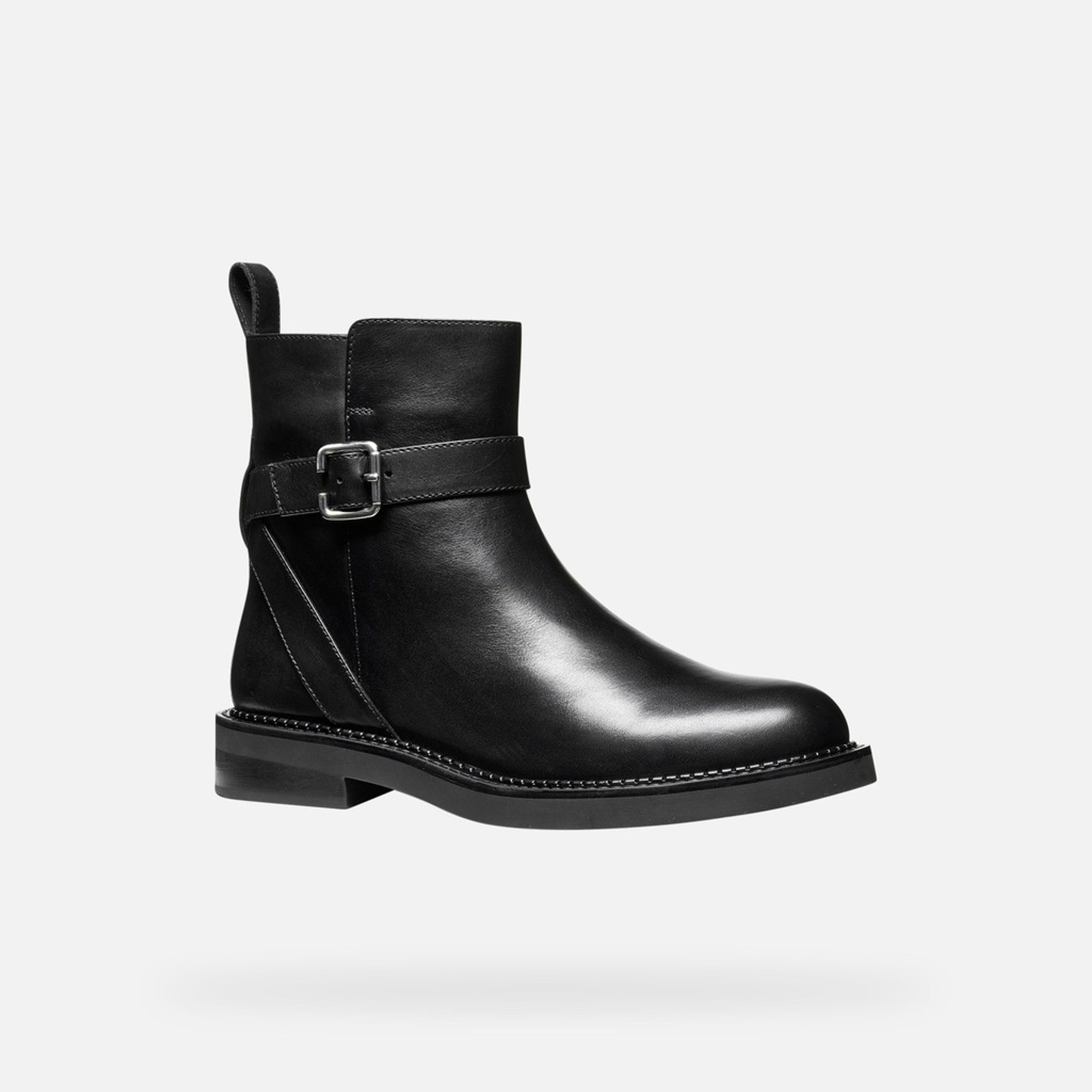 Černá dámská kotníková obuv Geox Serilda - 003
