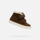 Sneakers maro închis pentru băieți Geox Nashik WPF-Maro închis - 001