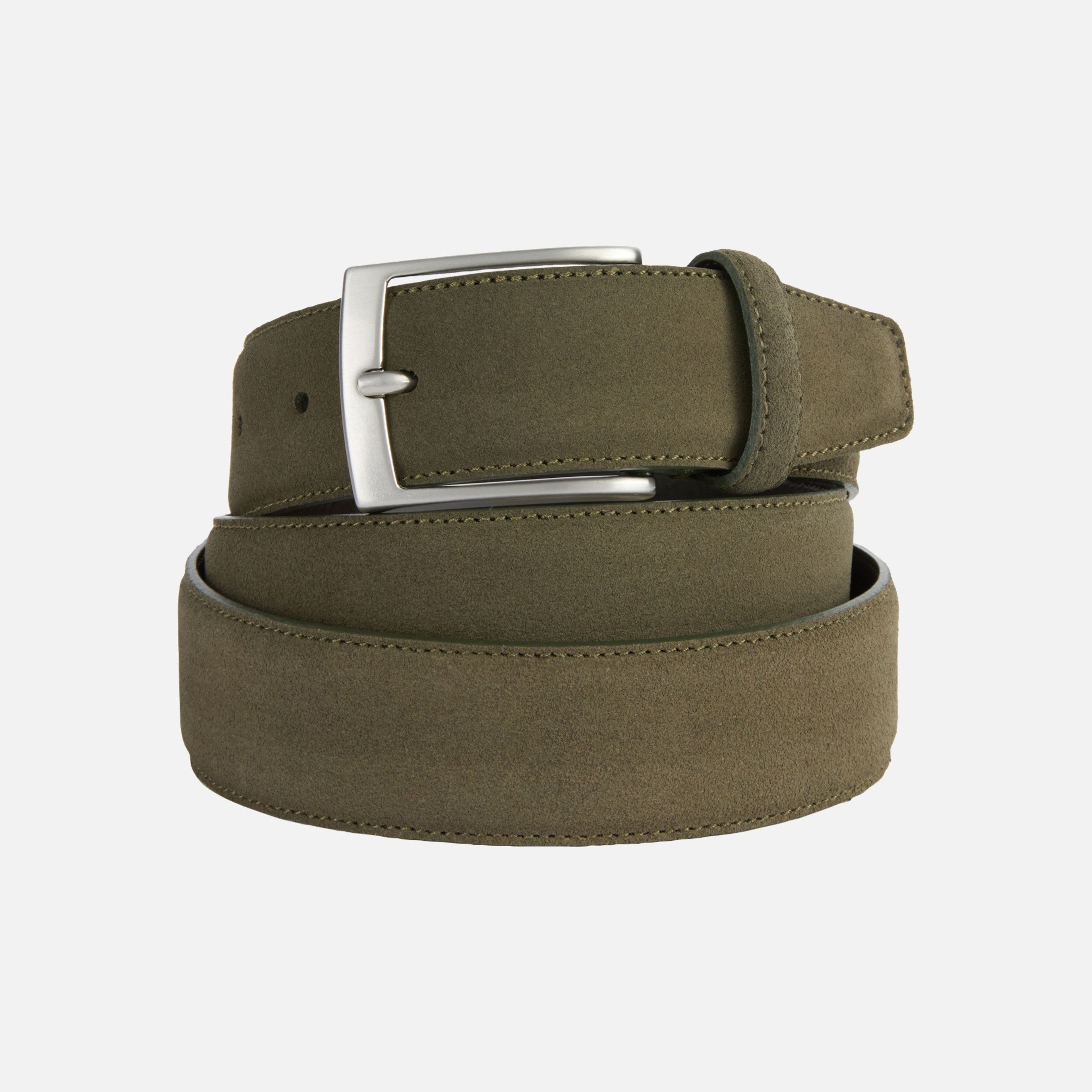 Khaki pánský pásek Geox - 001