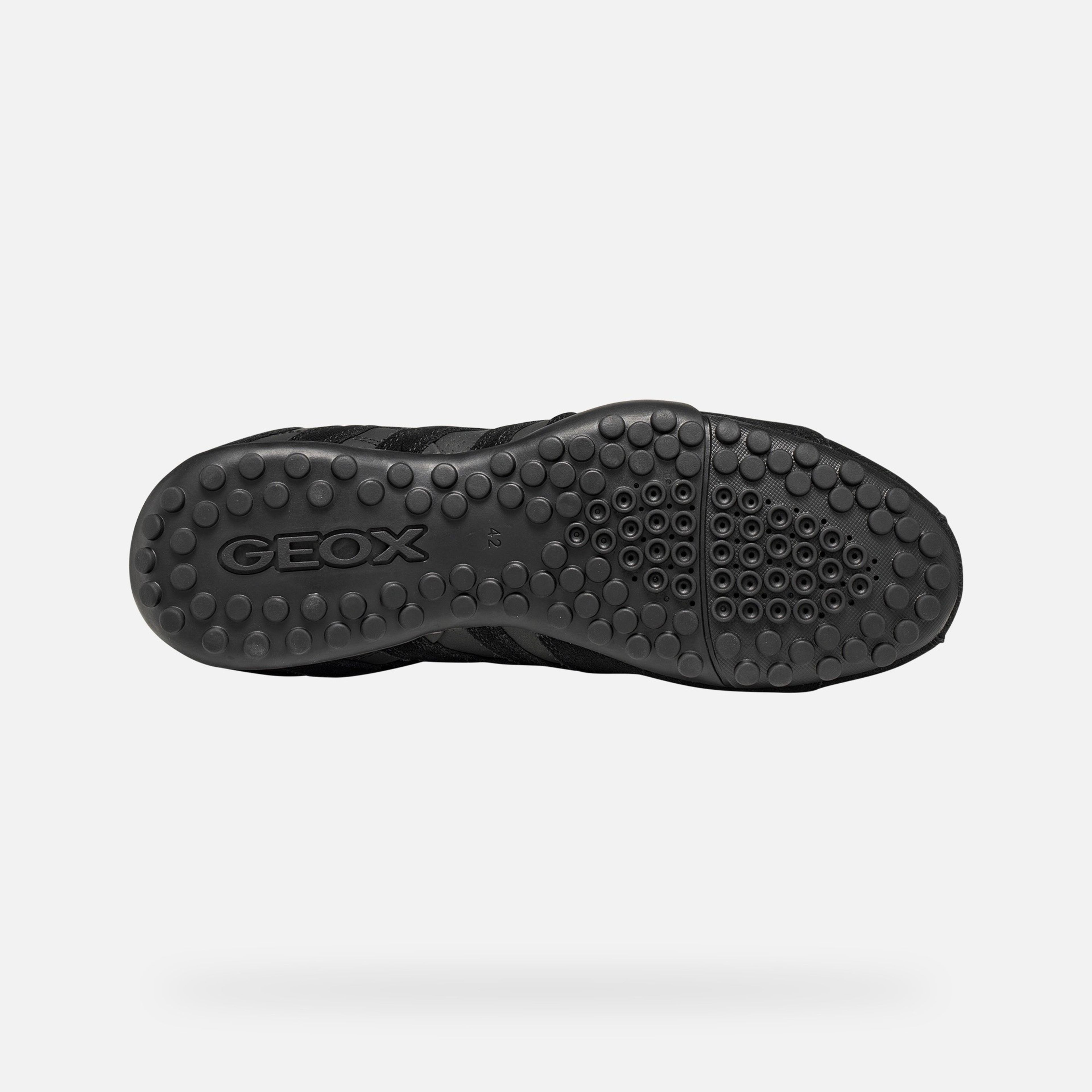 Čierne pánske tenisky Geox Snake - 008