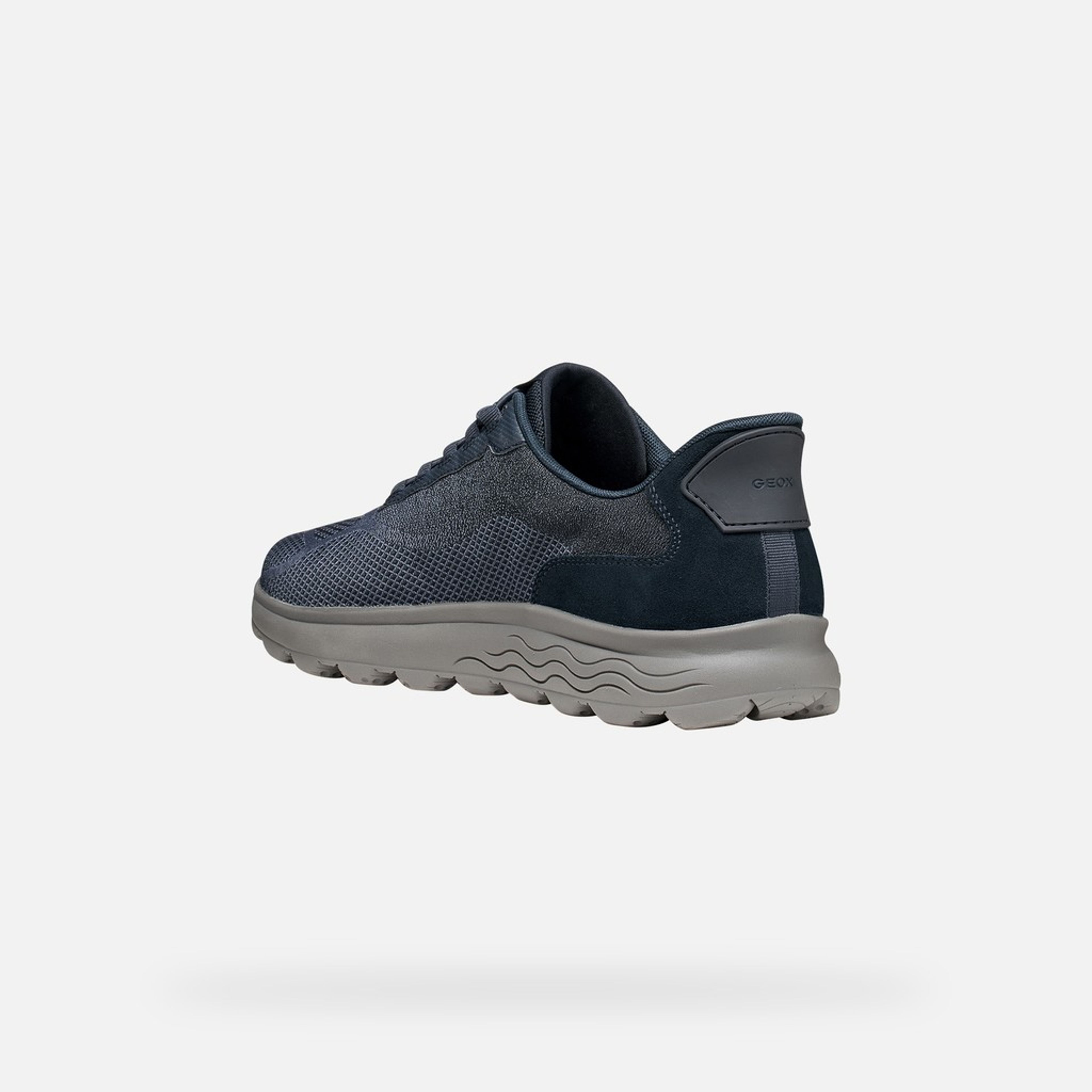 Sneakers albastru închis pentru bărbați Geox Spherica Plus WR - 004