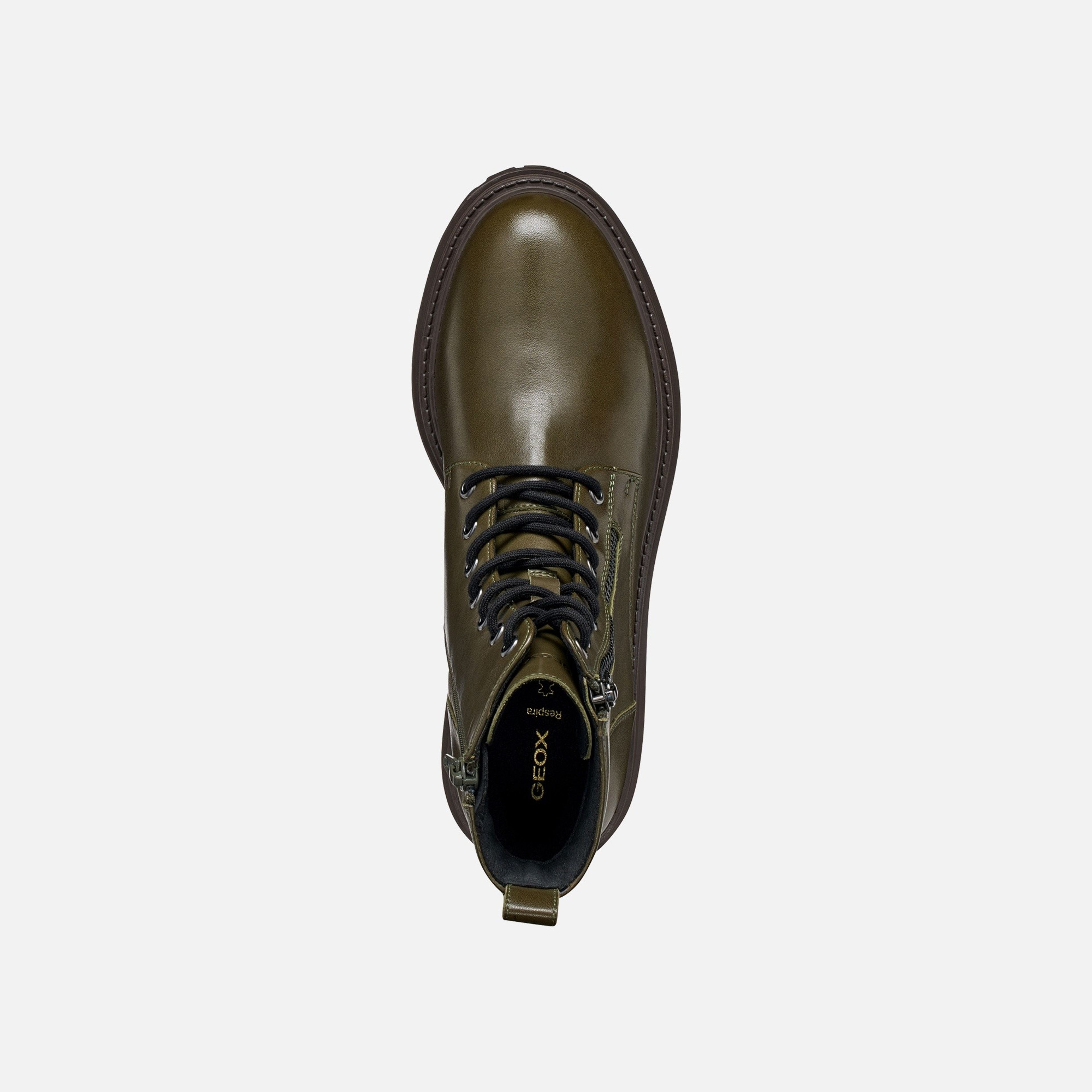 Khaki dámska členková obuv Geox Iridea - 007