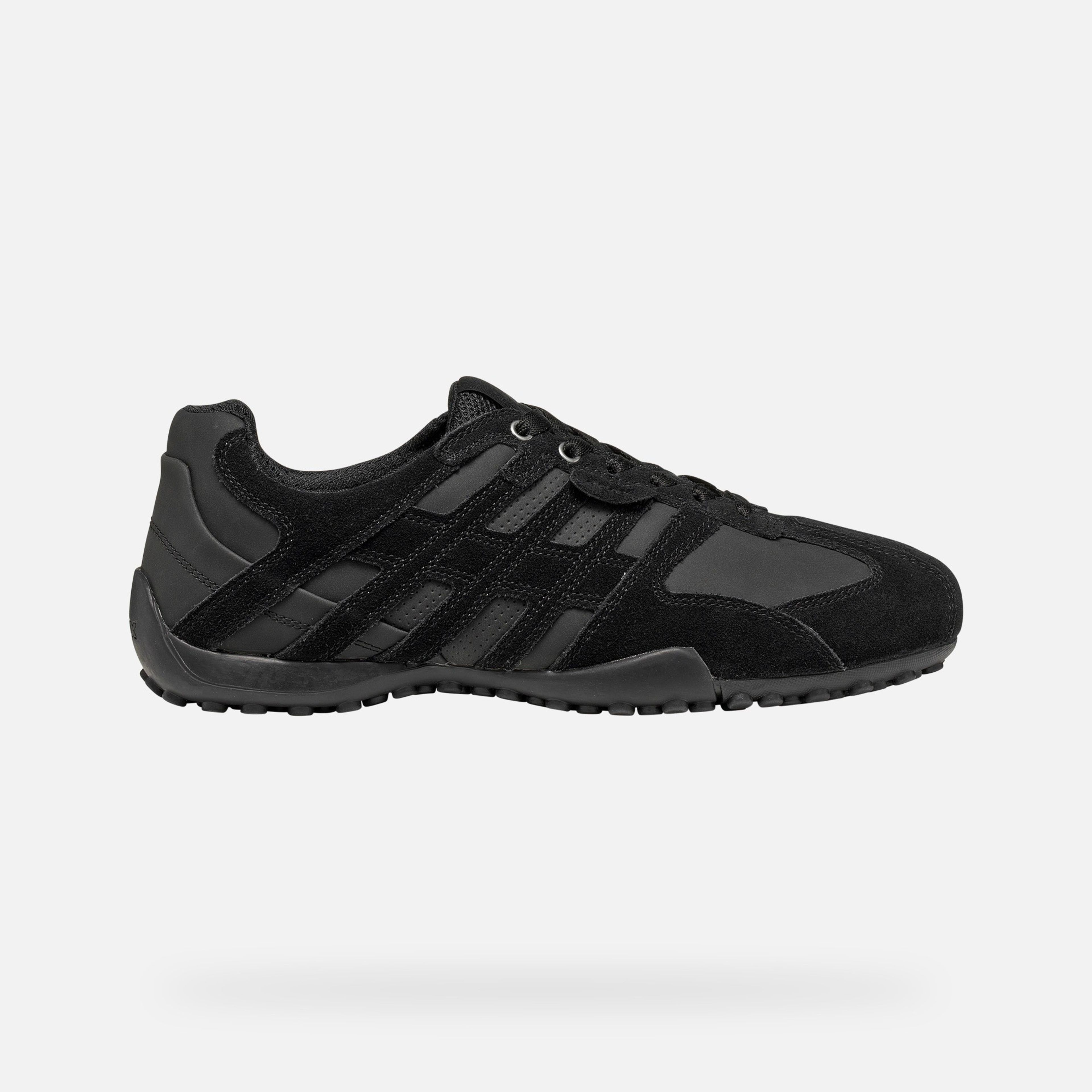 Čierne pánske tenisky Geox Snake - 002