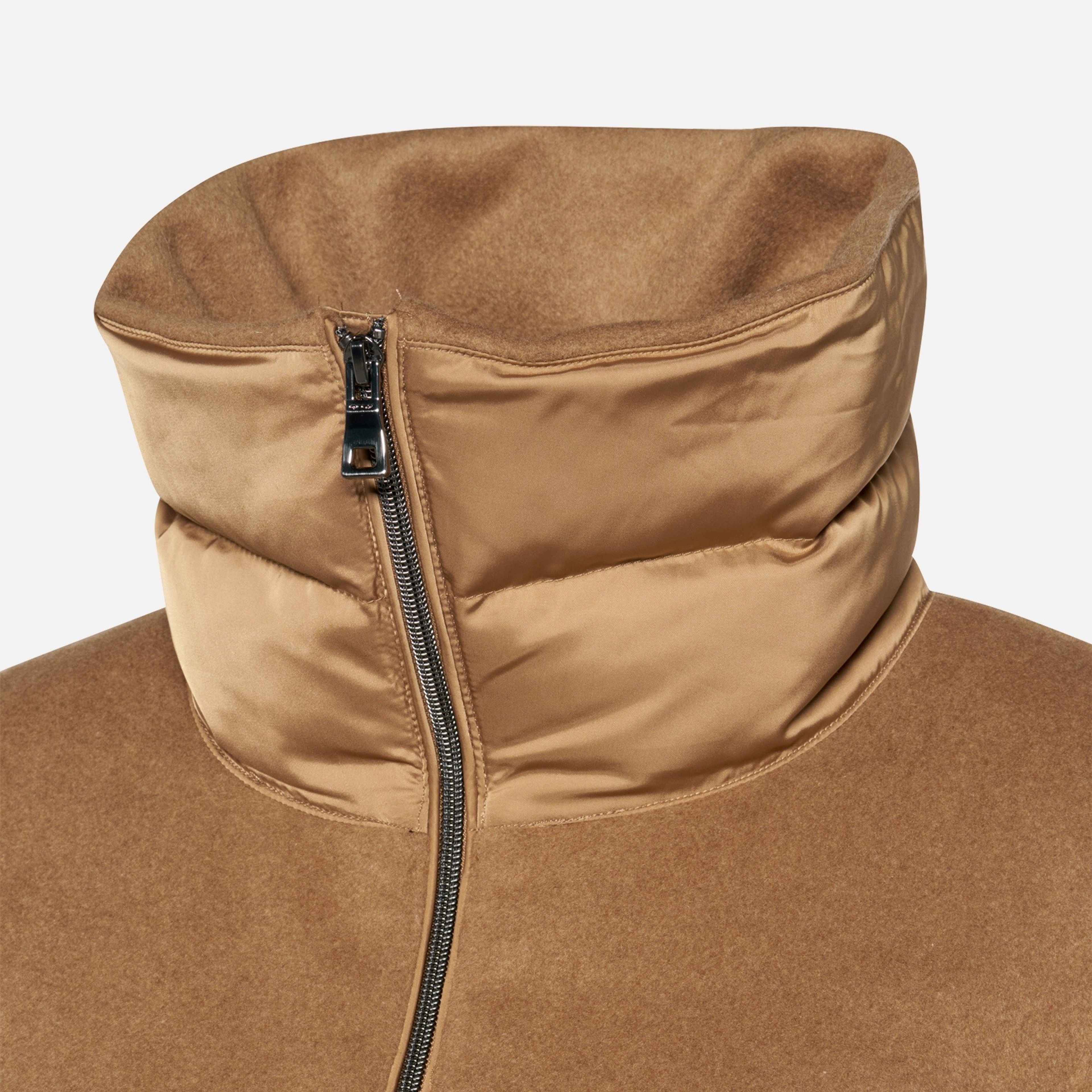 Hnedý dámsky kabát Geox Pluette - 010