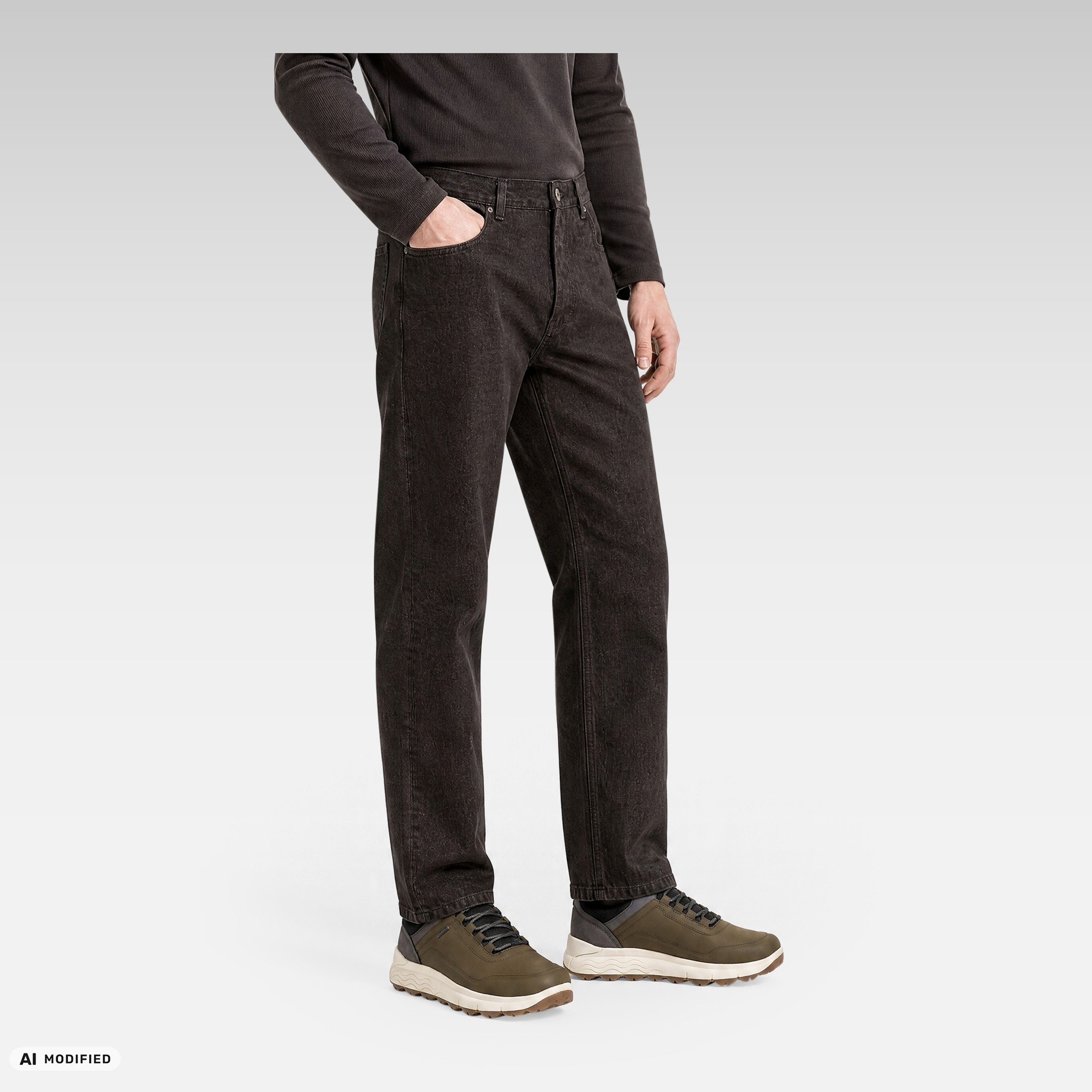 Khaki pánske tenisky Geox Spherica 4X4 B ABX - 003