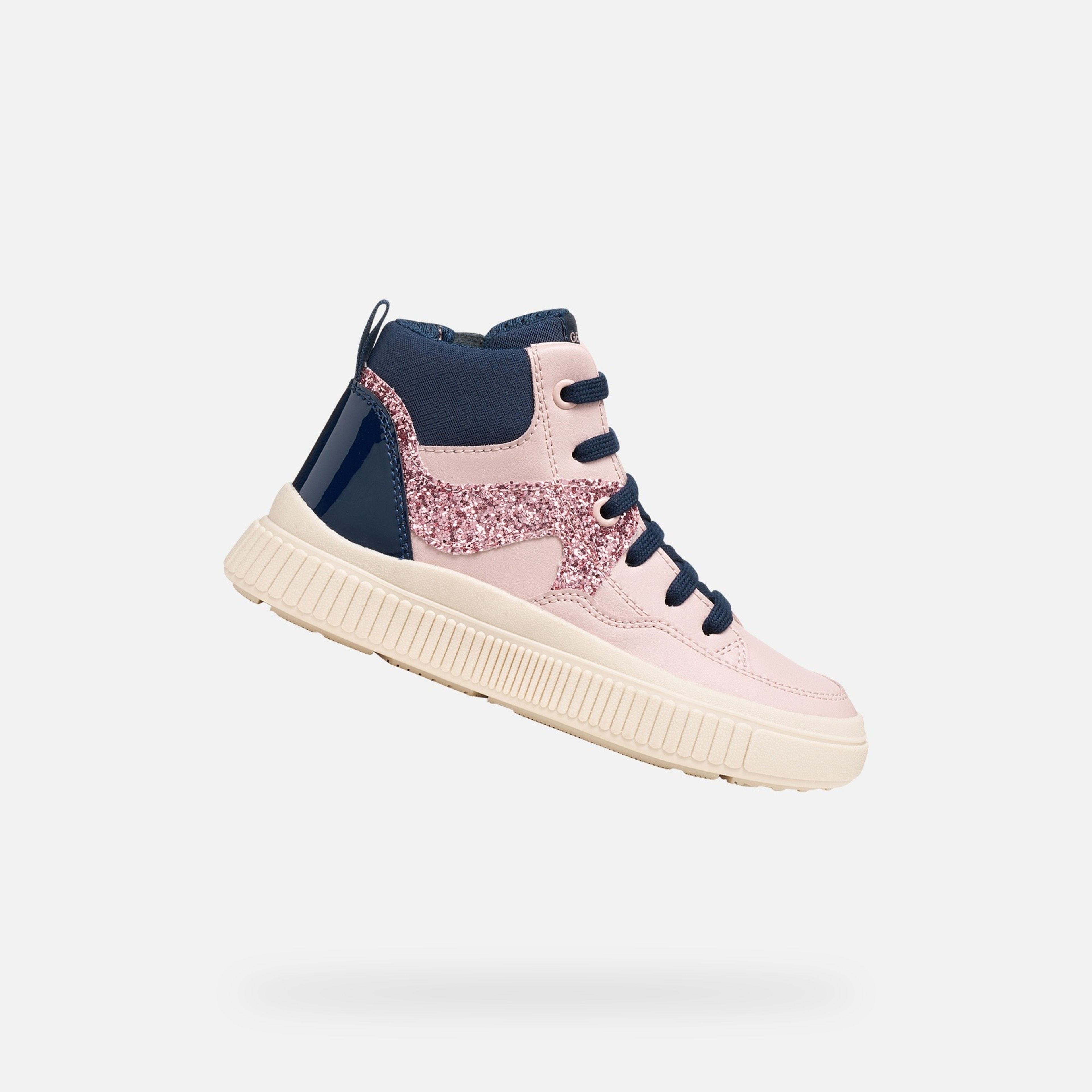 Krémová dievčenská obuv Geox Laquinny - 001