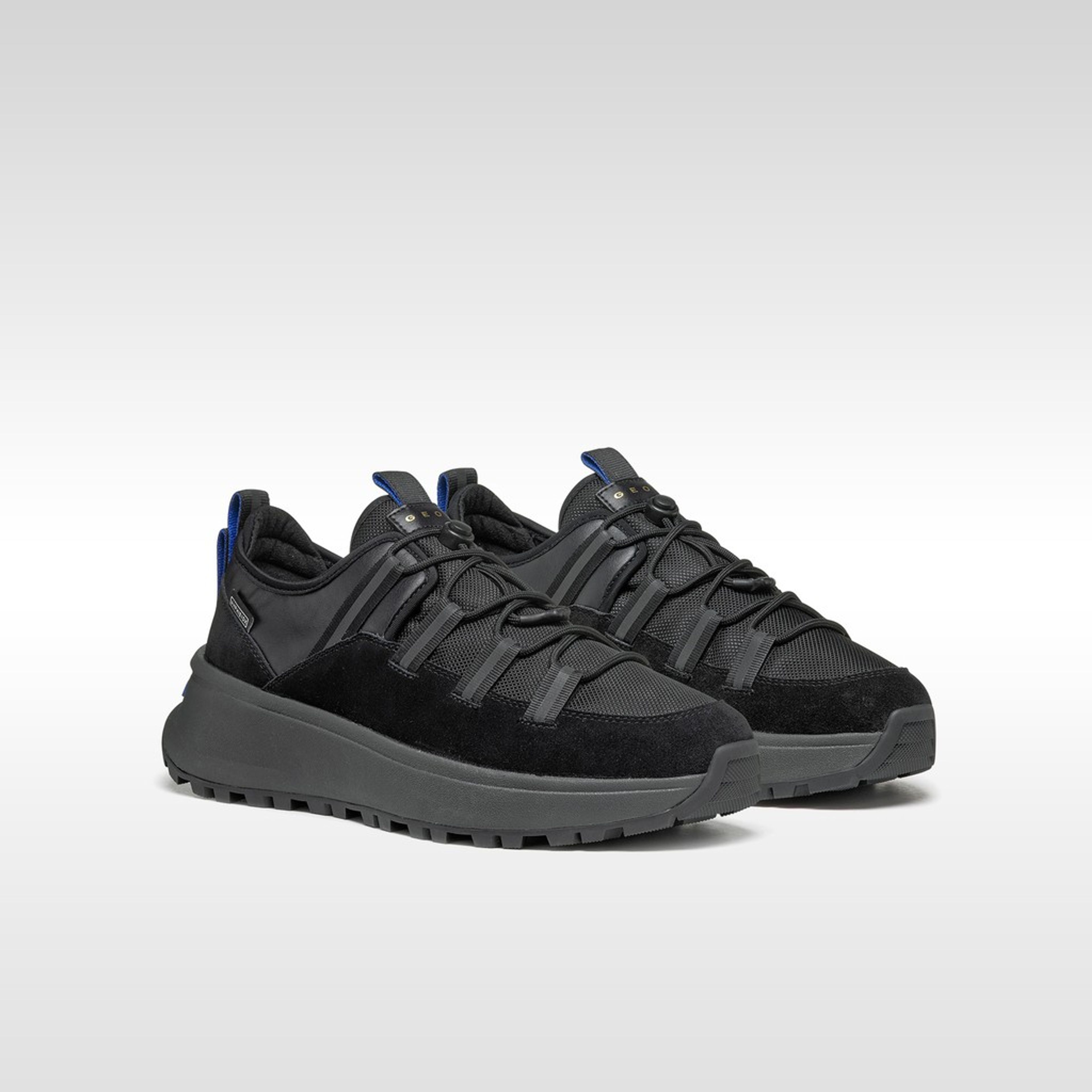 Čierne pánske tenisky Geox GXRN-03 - 009