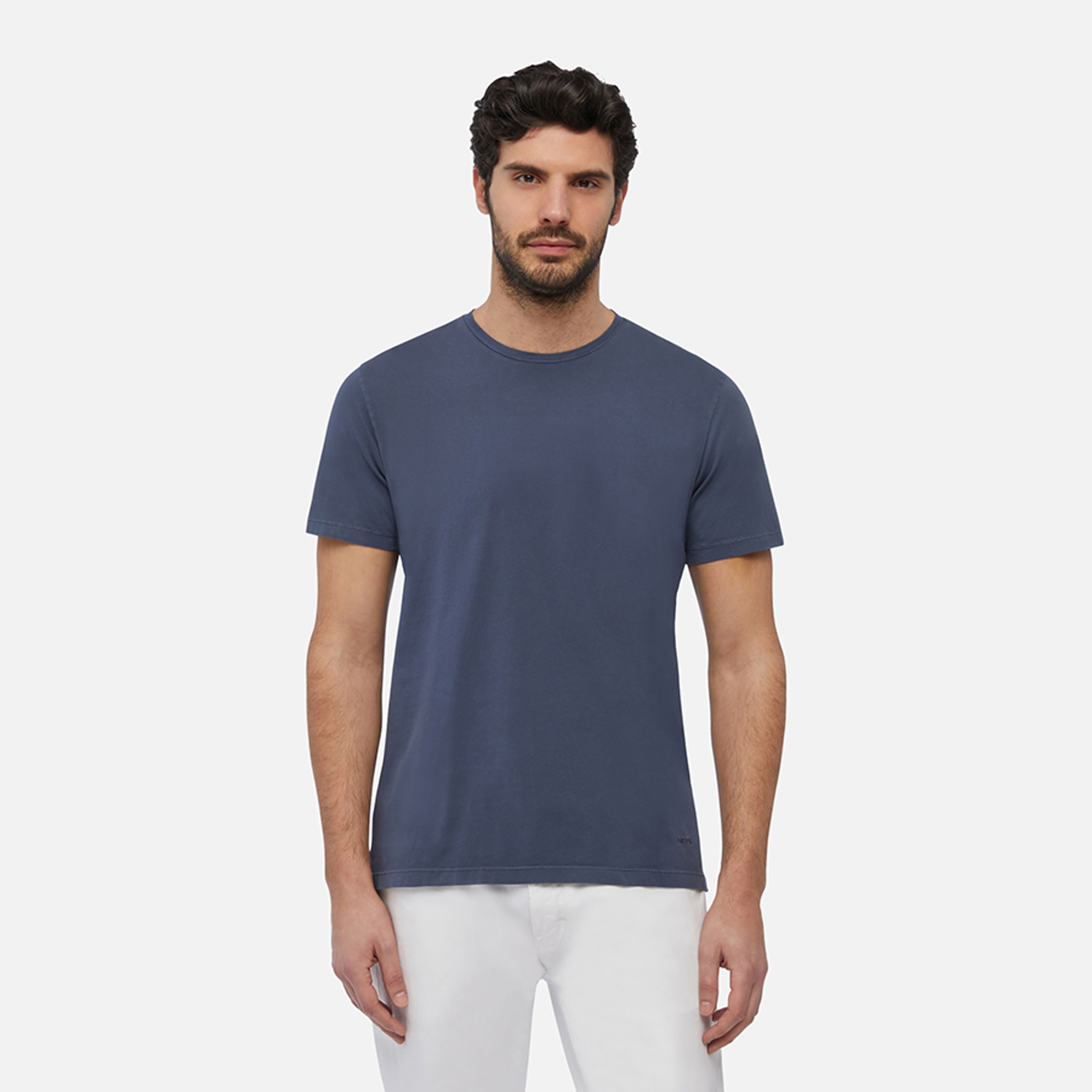 Modré pánské tričko Geox T-Shirt