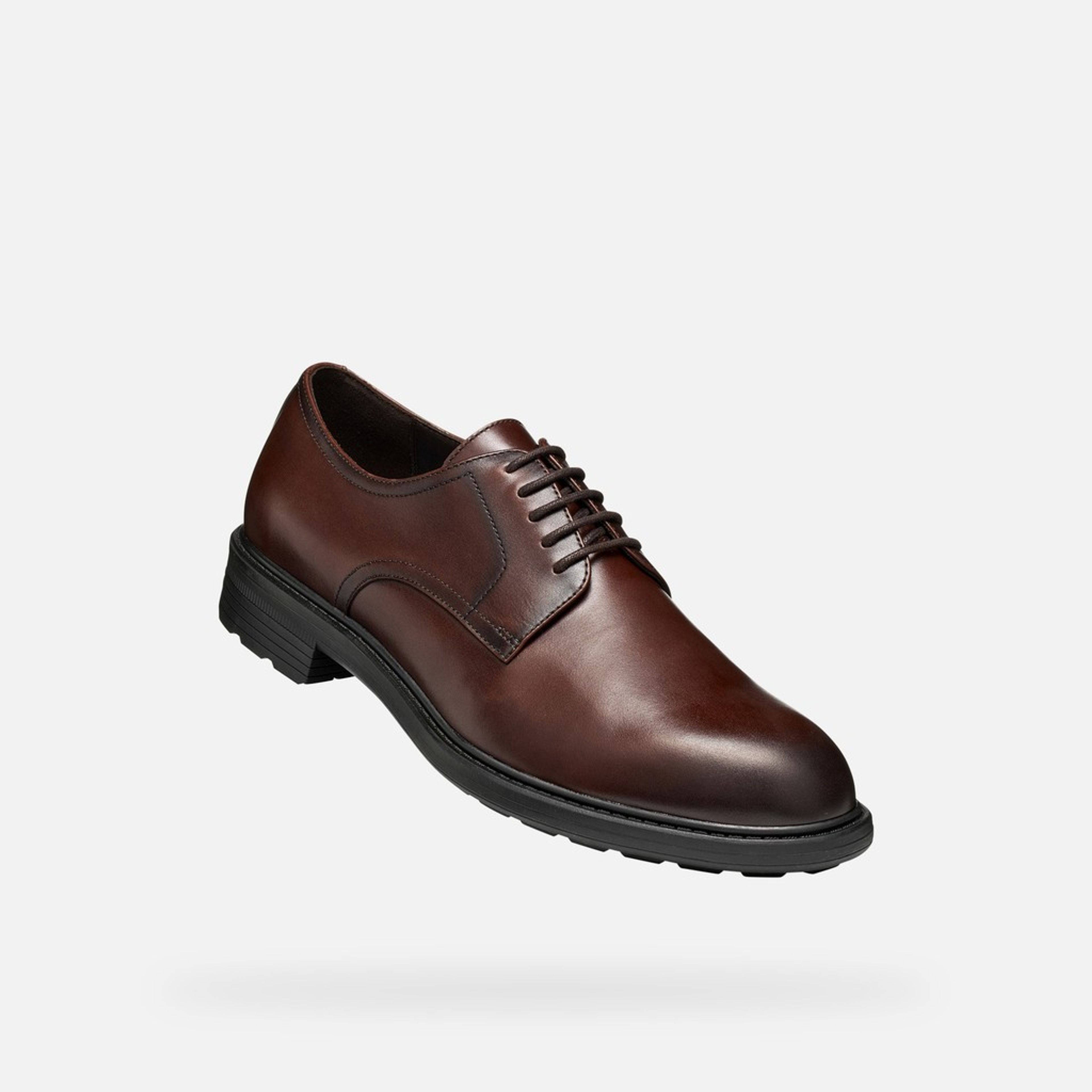 Hnedá pánska spoločenská obuv Geox Walk Pleasure B - 005