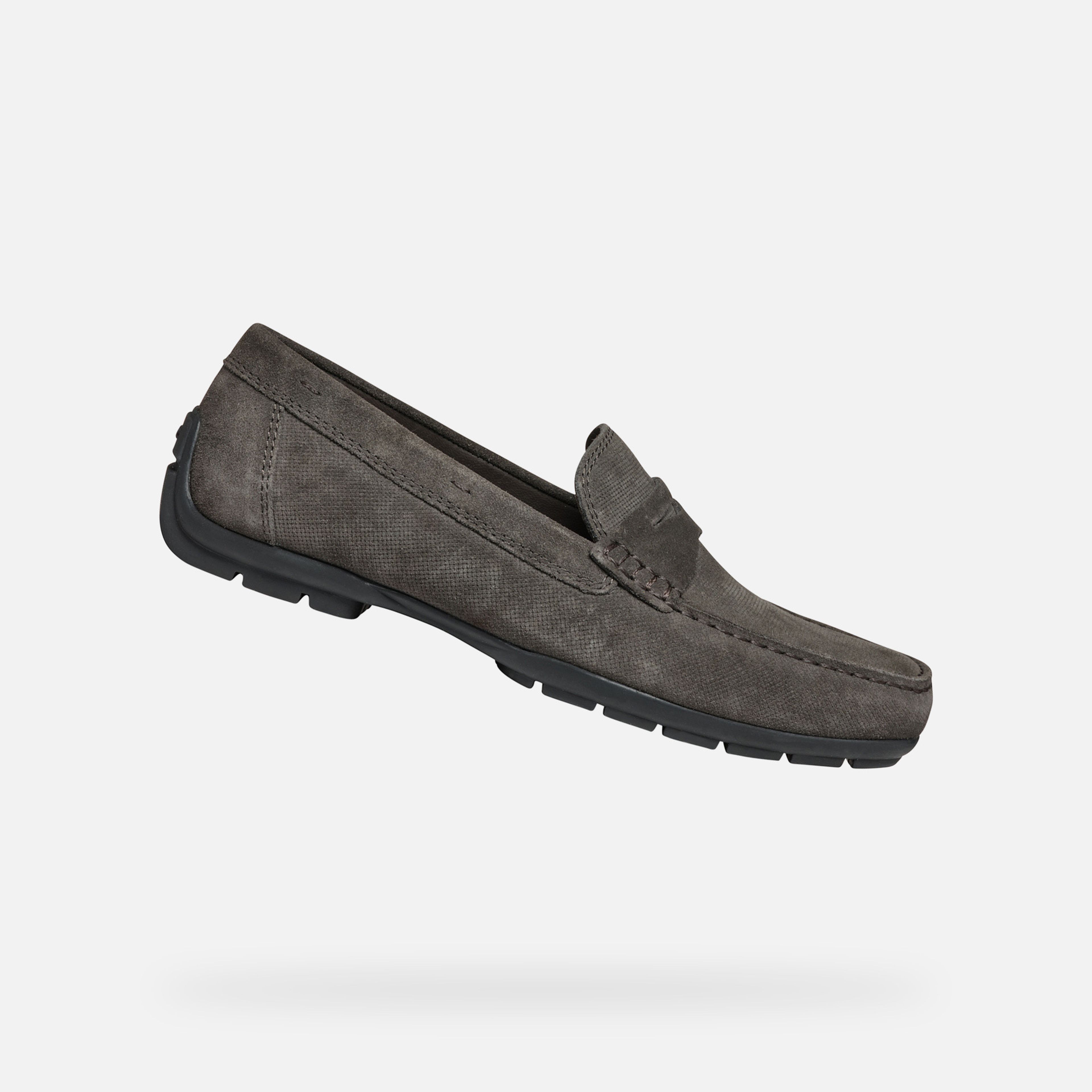 Sivé pánske mokasíny Geox Moner W 2FIT