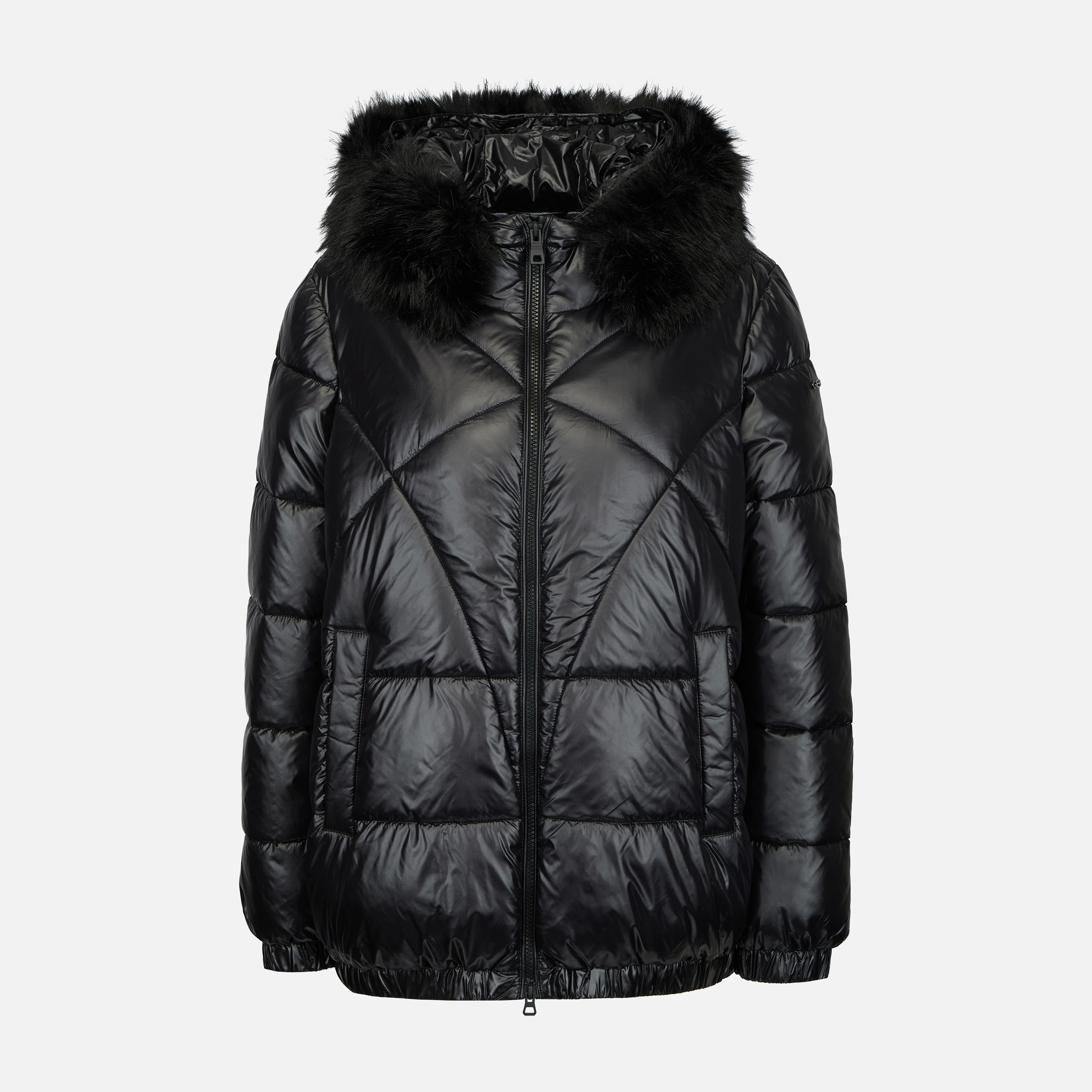 Černá dámská péřová bunda Geox Backsie