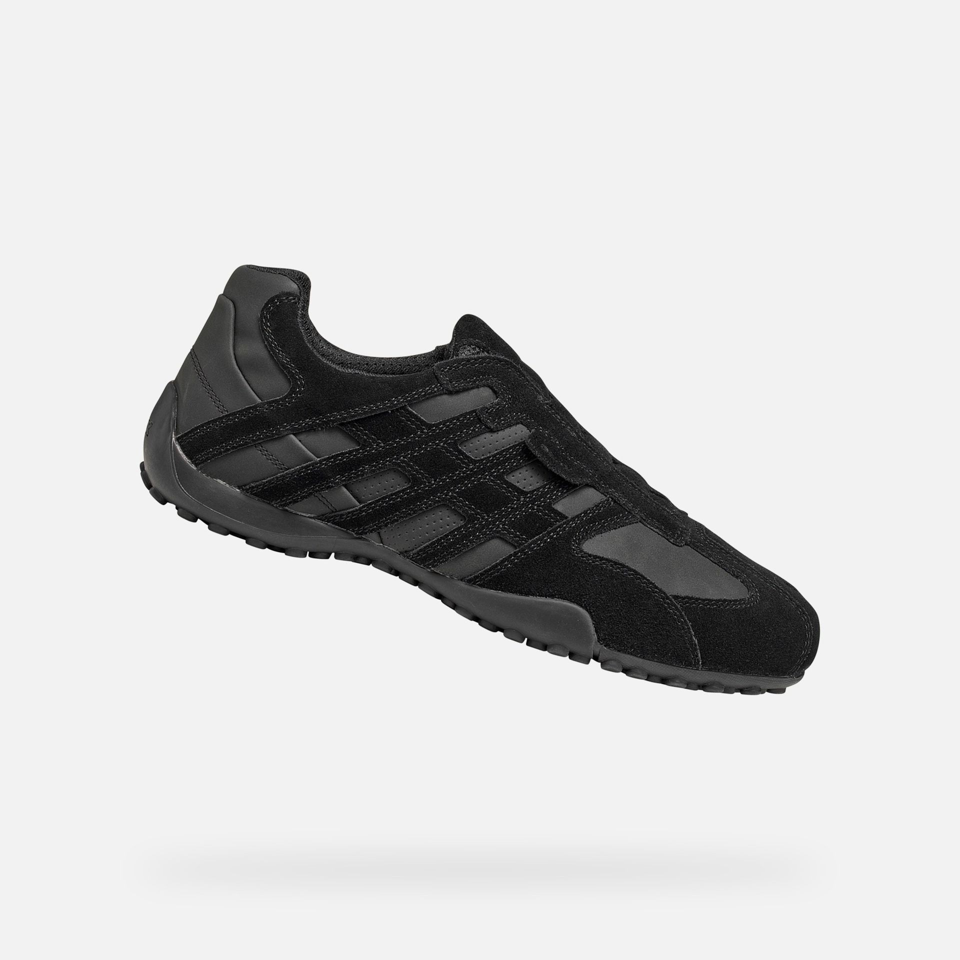 Čierne pánske tenisky Geox Snake - 001