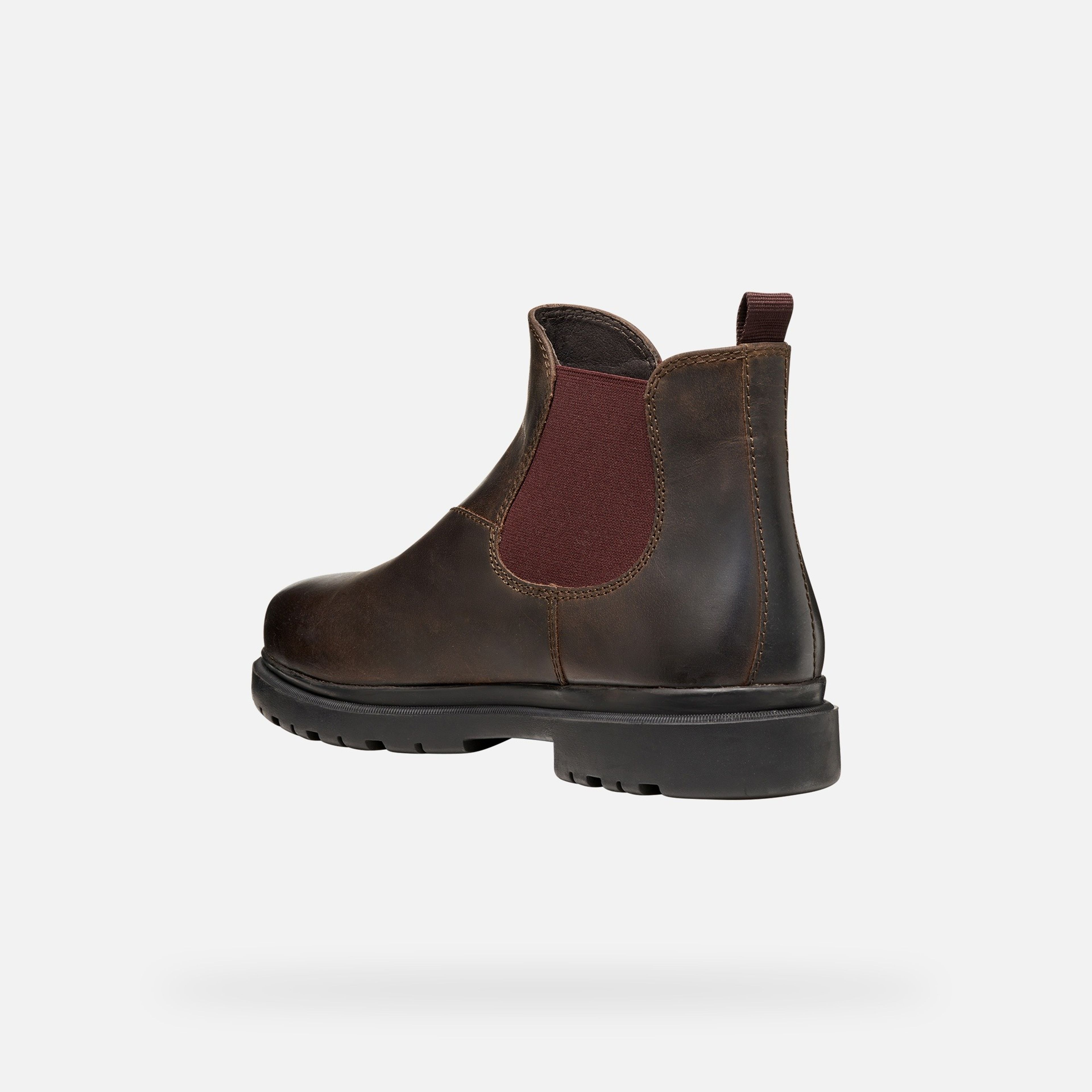 Brązowe męskie buty za kostkę Geox Andalo - 004
