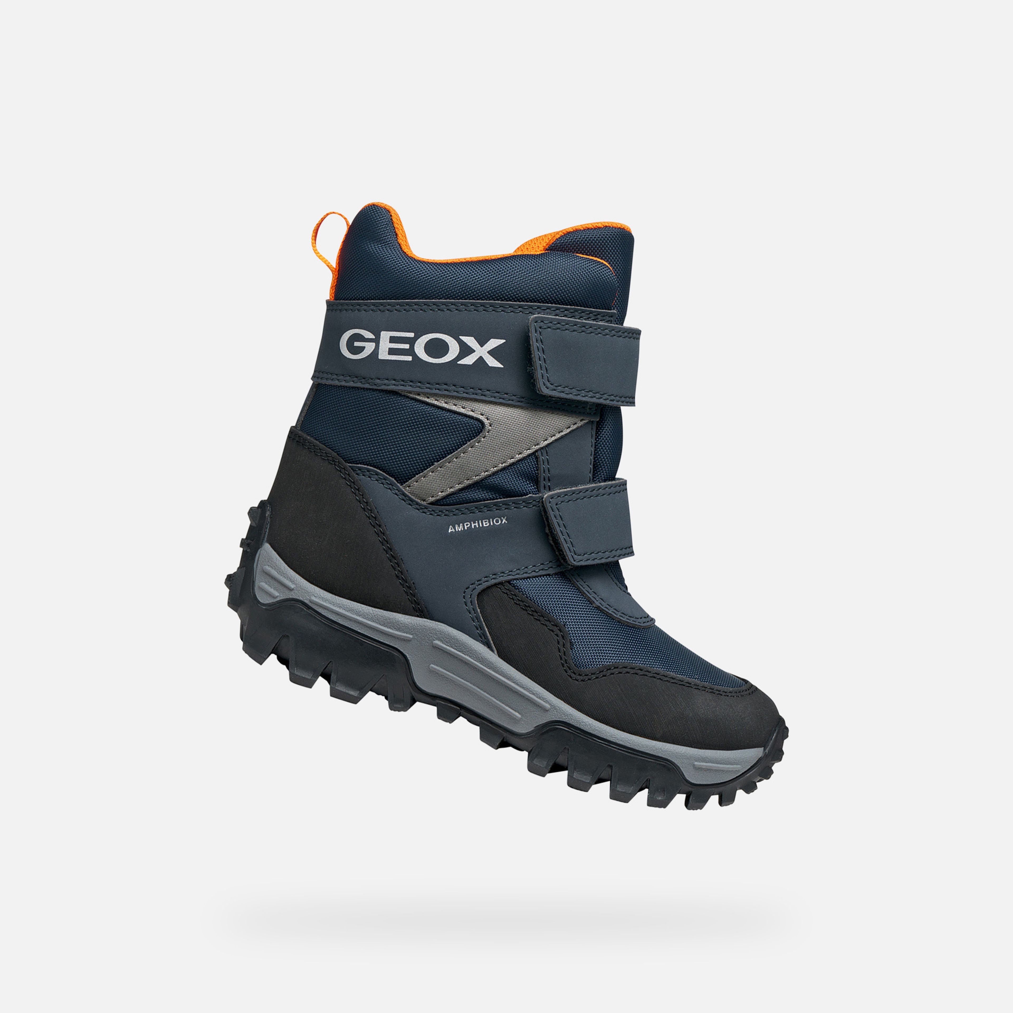 Tmavomodrá chlapčenská zimná obuv Geox Himalaya B ABX