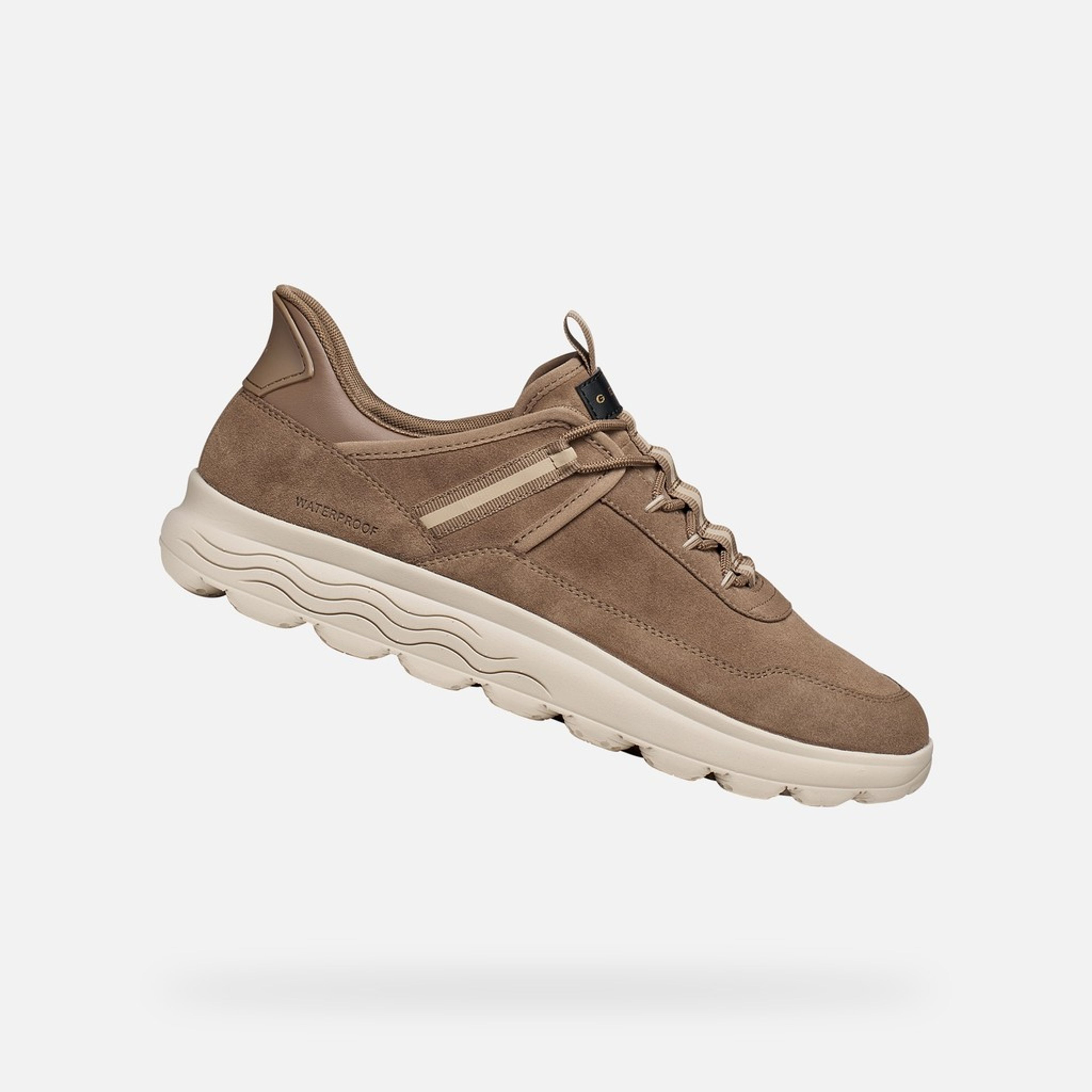 Tmavohnedé pánske tenisky Geox Spherica Plus WPF - 001