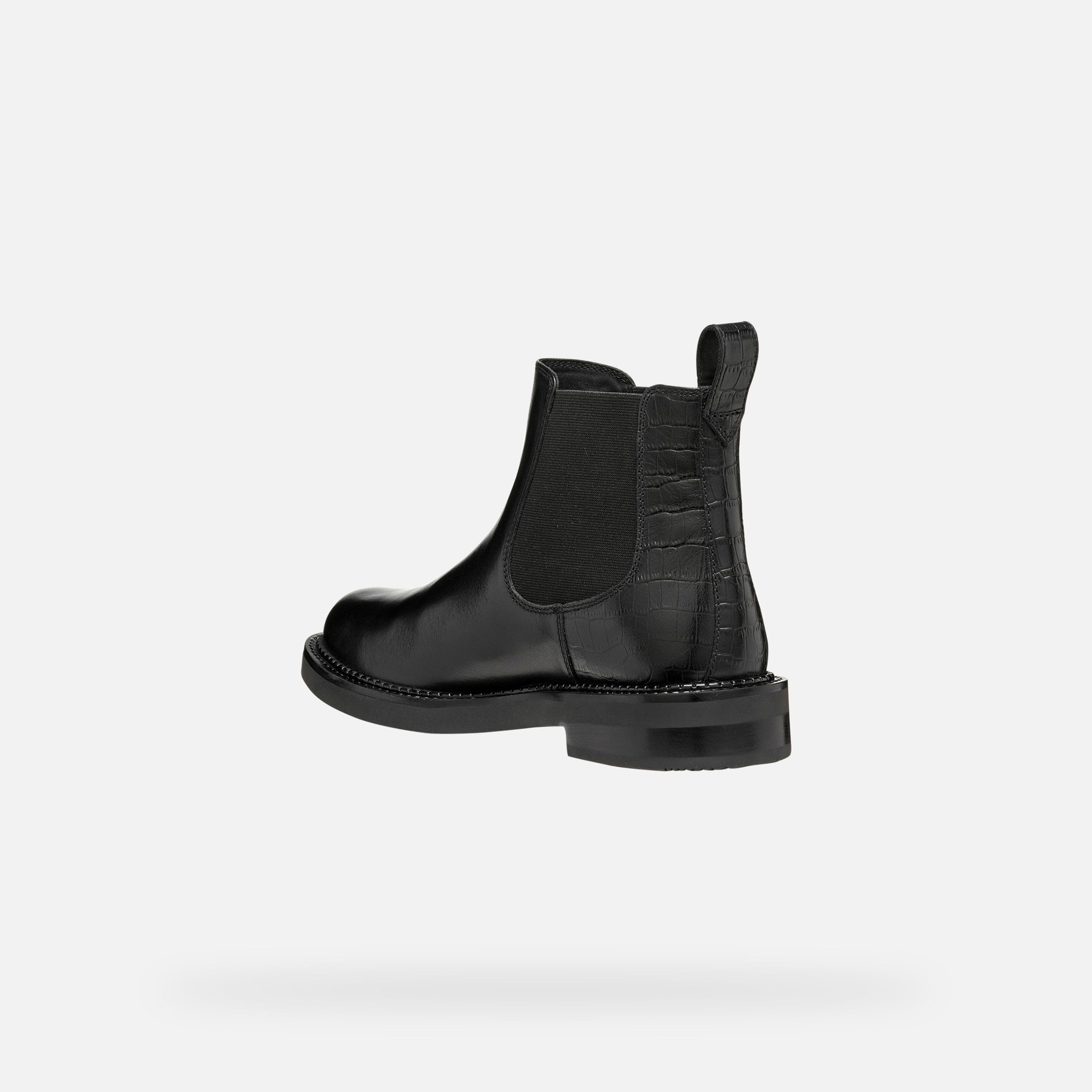 Čierna dámska členková obuv Geox Serilda - 004