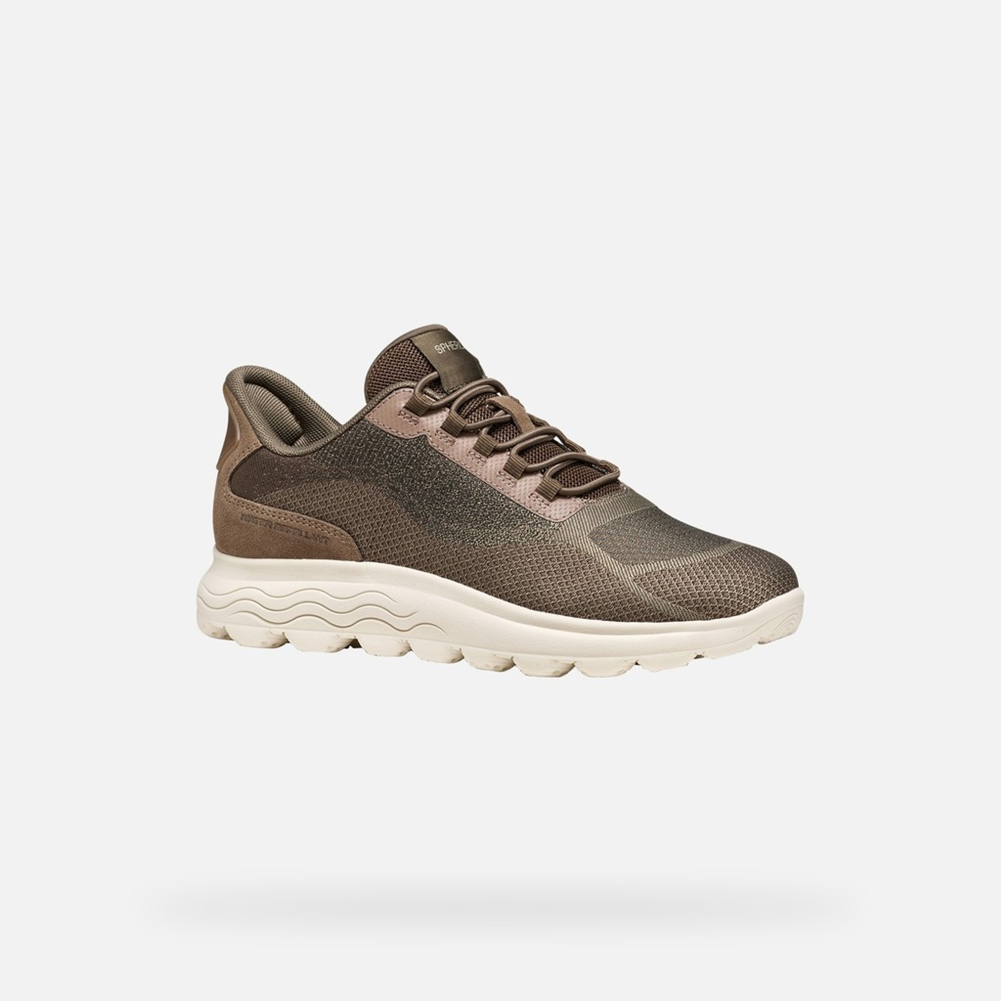 Tmavě hnědé dámské tenisky Geox Spherica Plus - 003