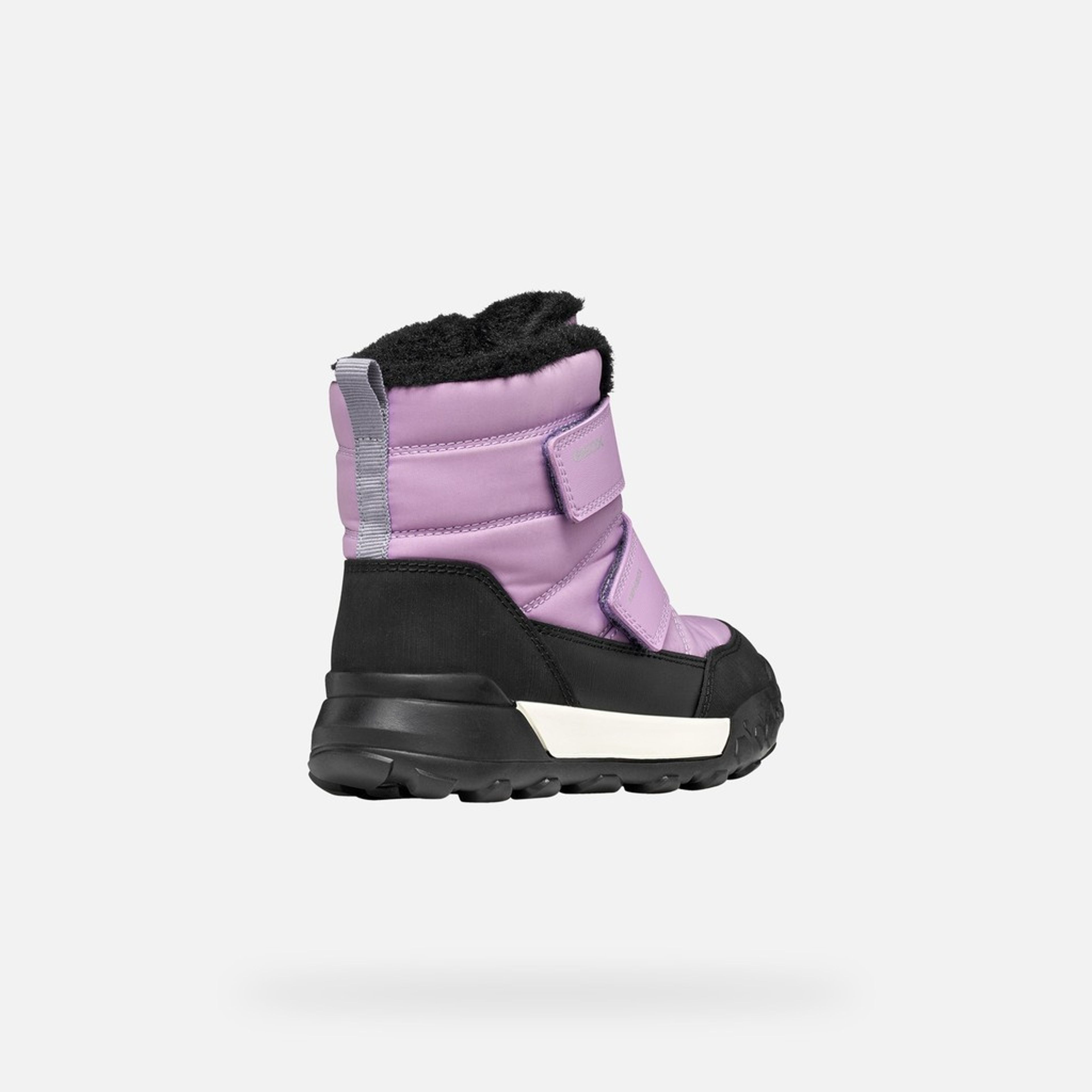 Fialová dievčenská zimná obuv Geox Trekkyup - 005