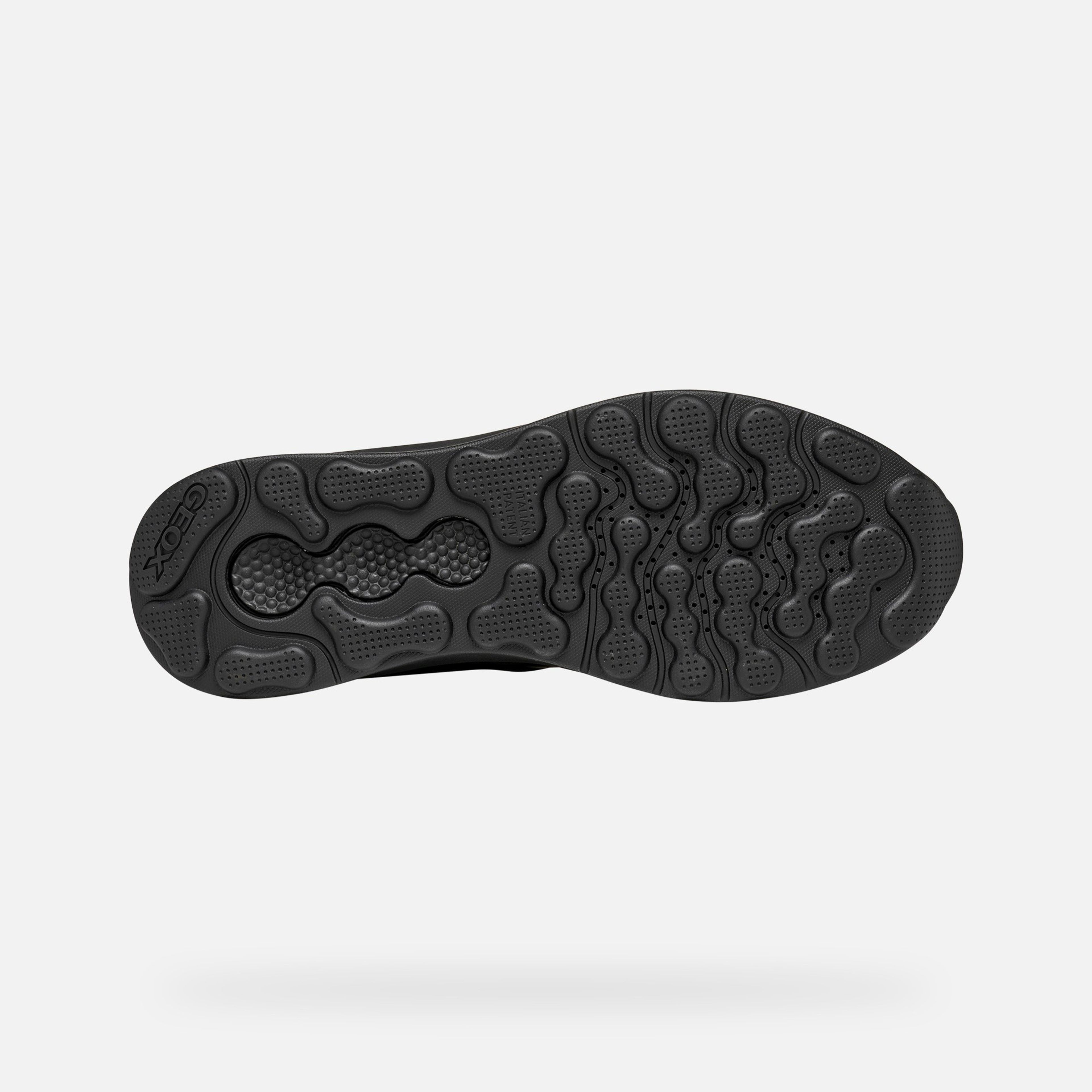 Czarne męskie buty za kostkę Geox Spherica Actif X2 - 007