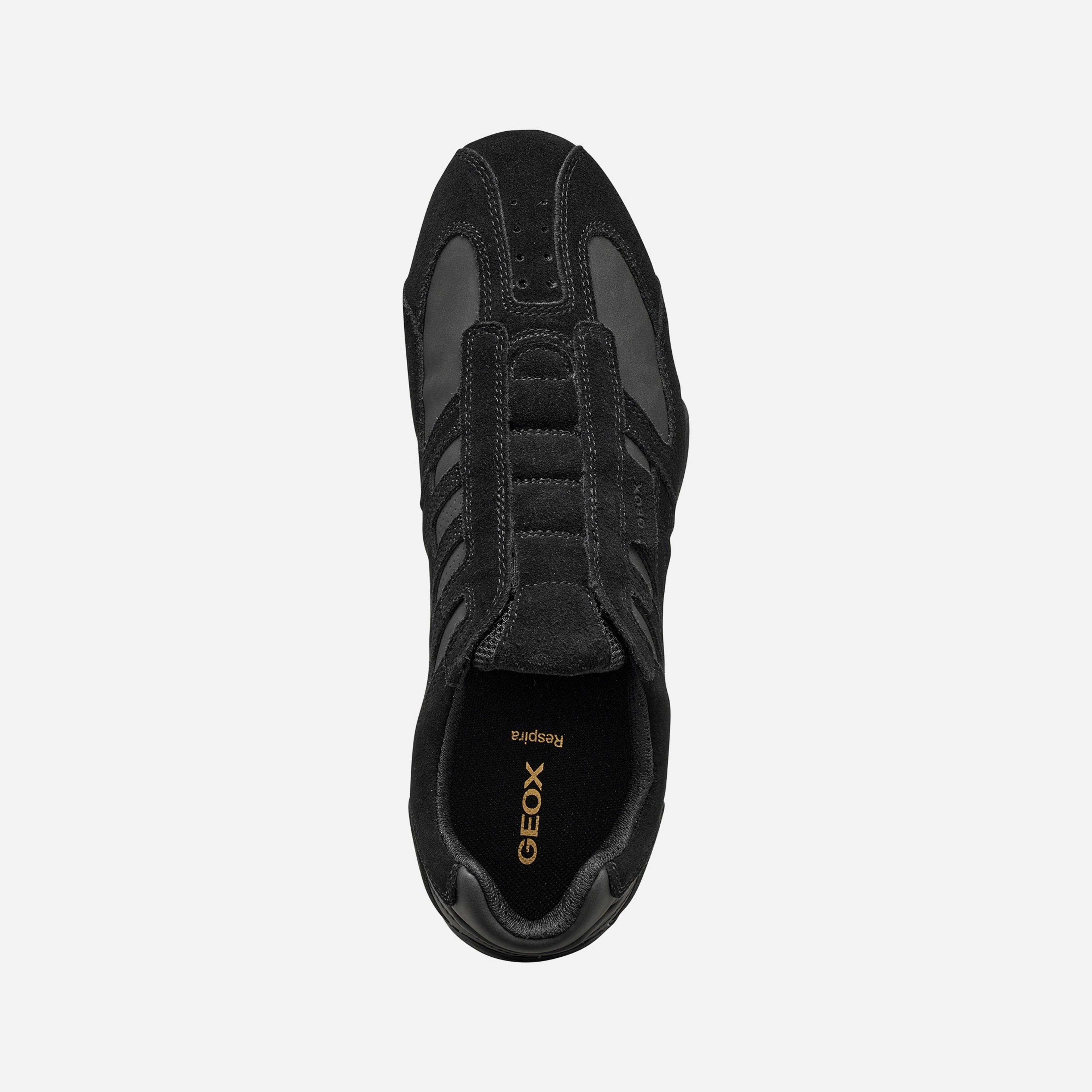 Čierne pánske tenisky Geox Snake - 006