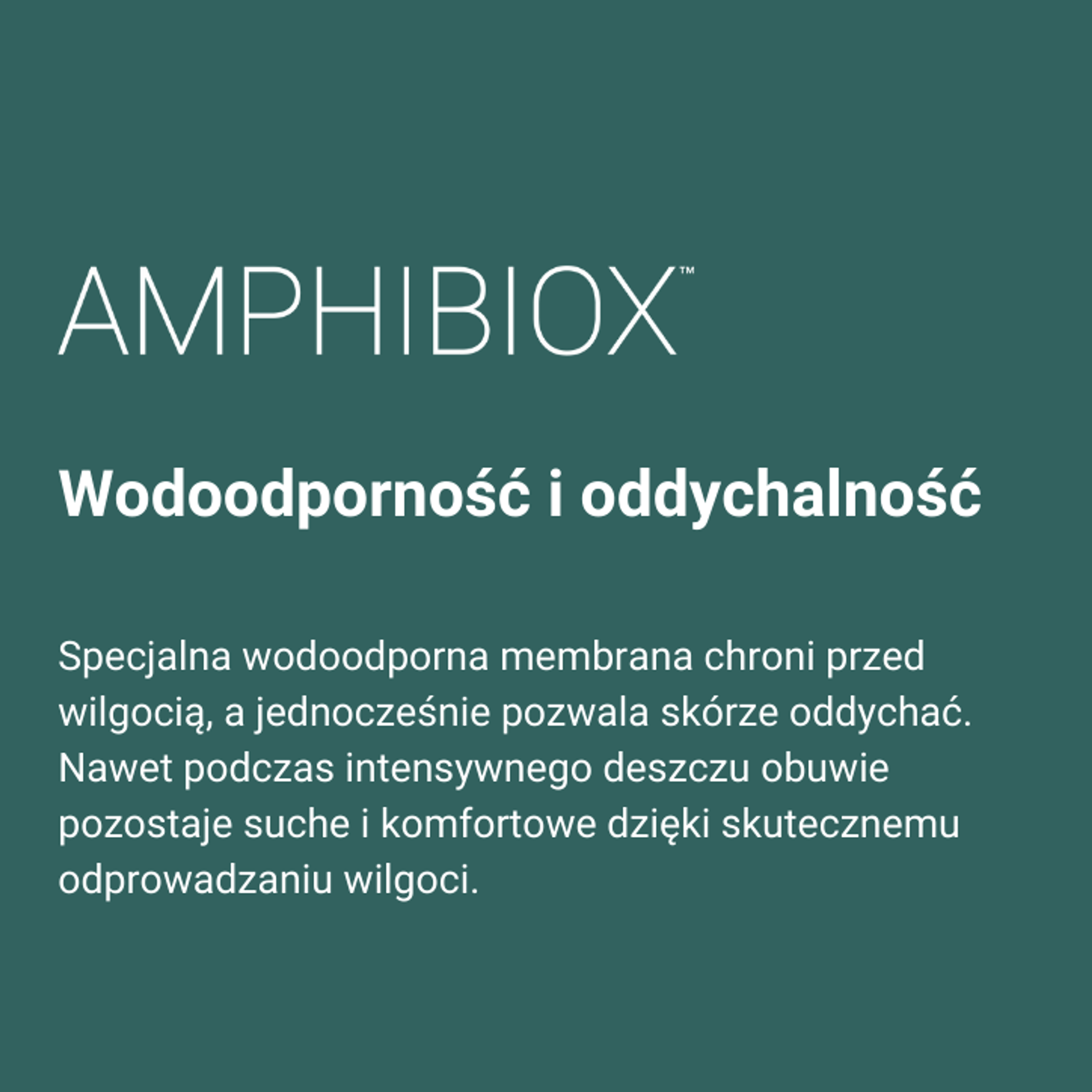 Amphibiox™ wodoodporna ochrona obuwia