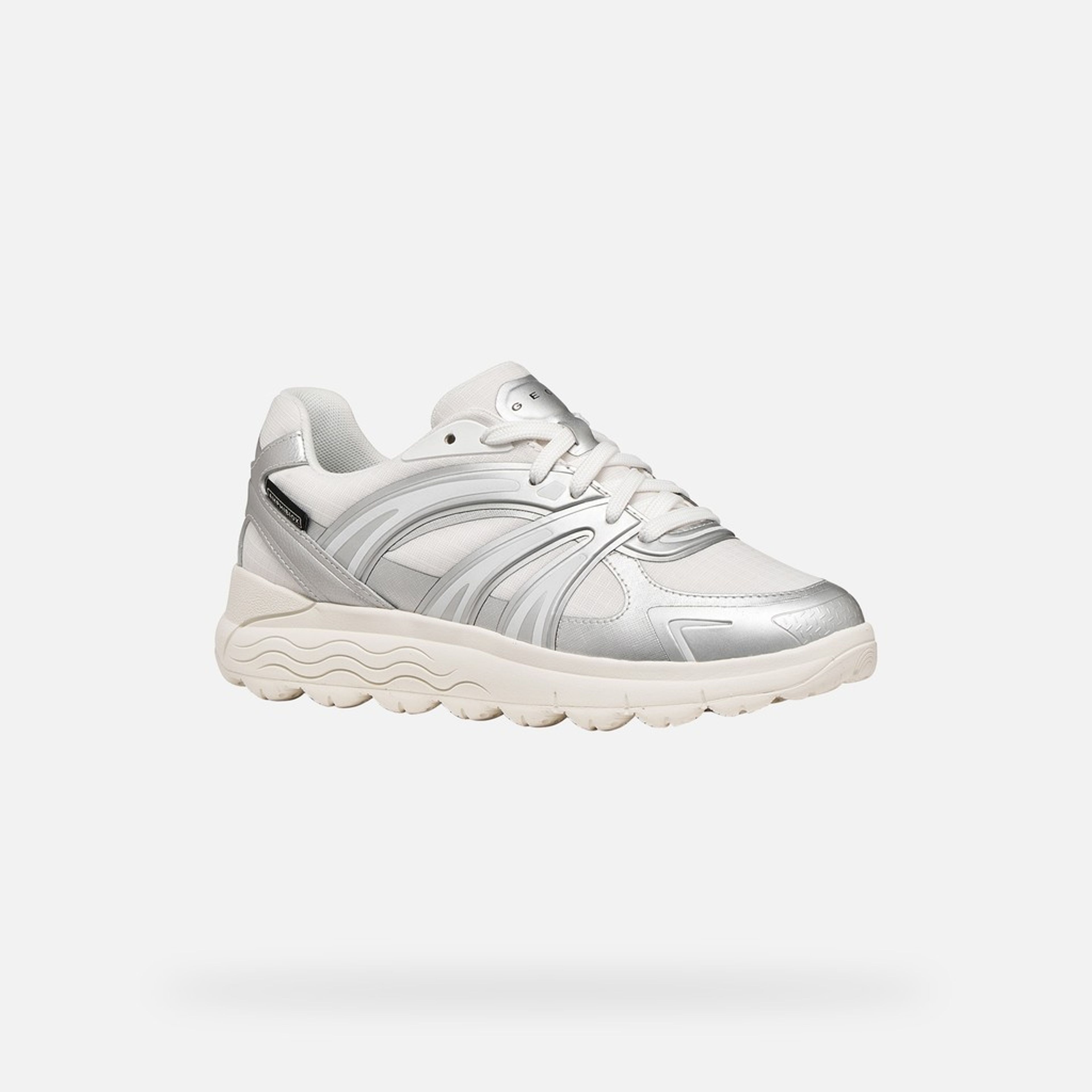 Sneakers albi pentru femei Geox Spherica 4x4 B ABX - 003