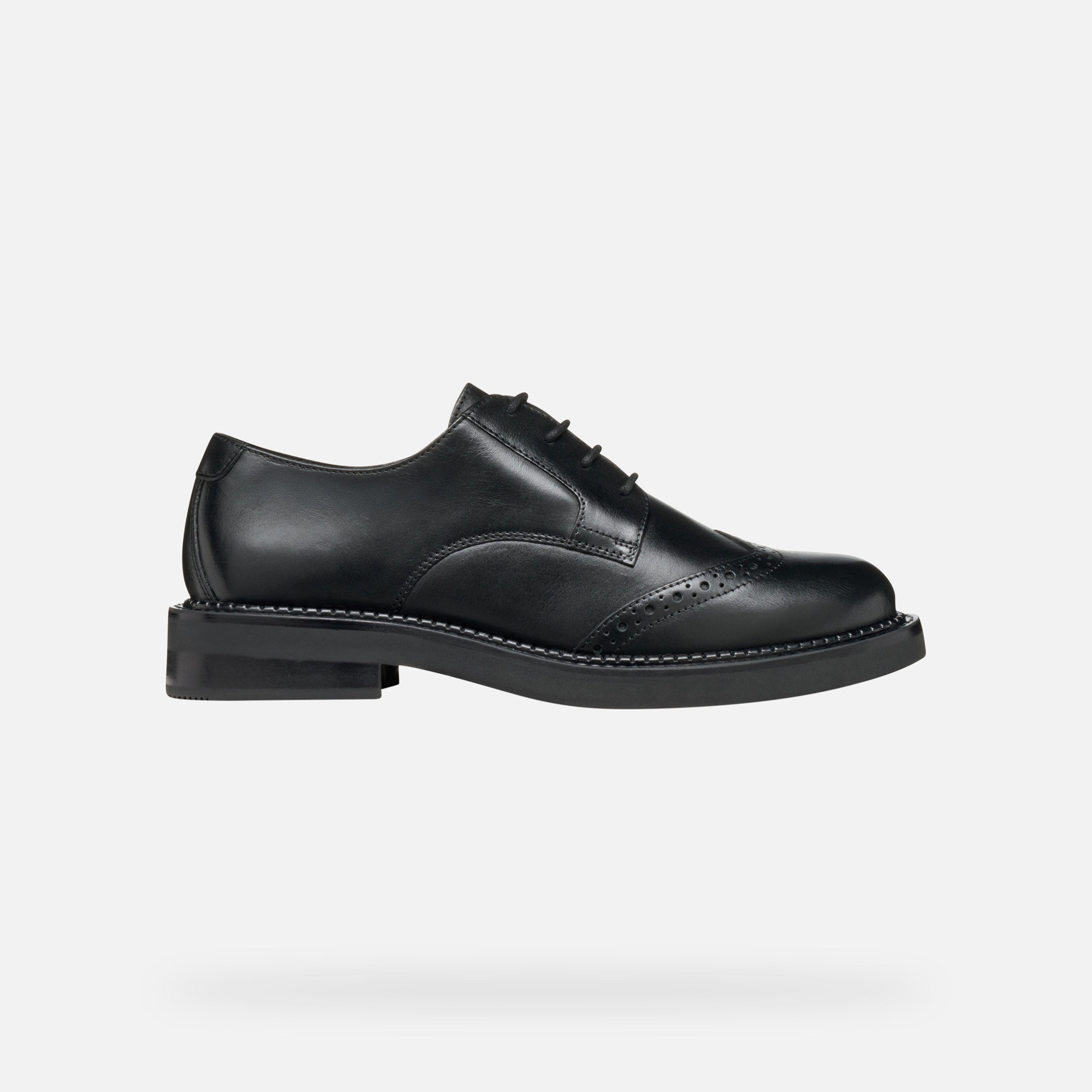 Černé dámské polobotky Geox Serilda - 002