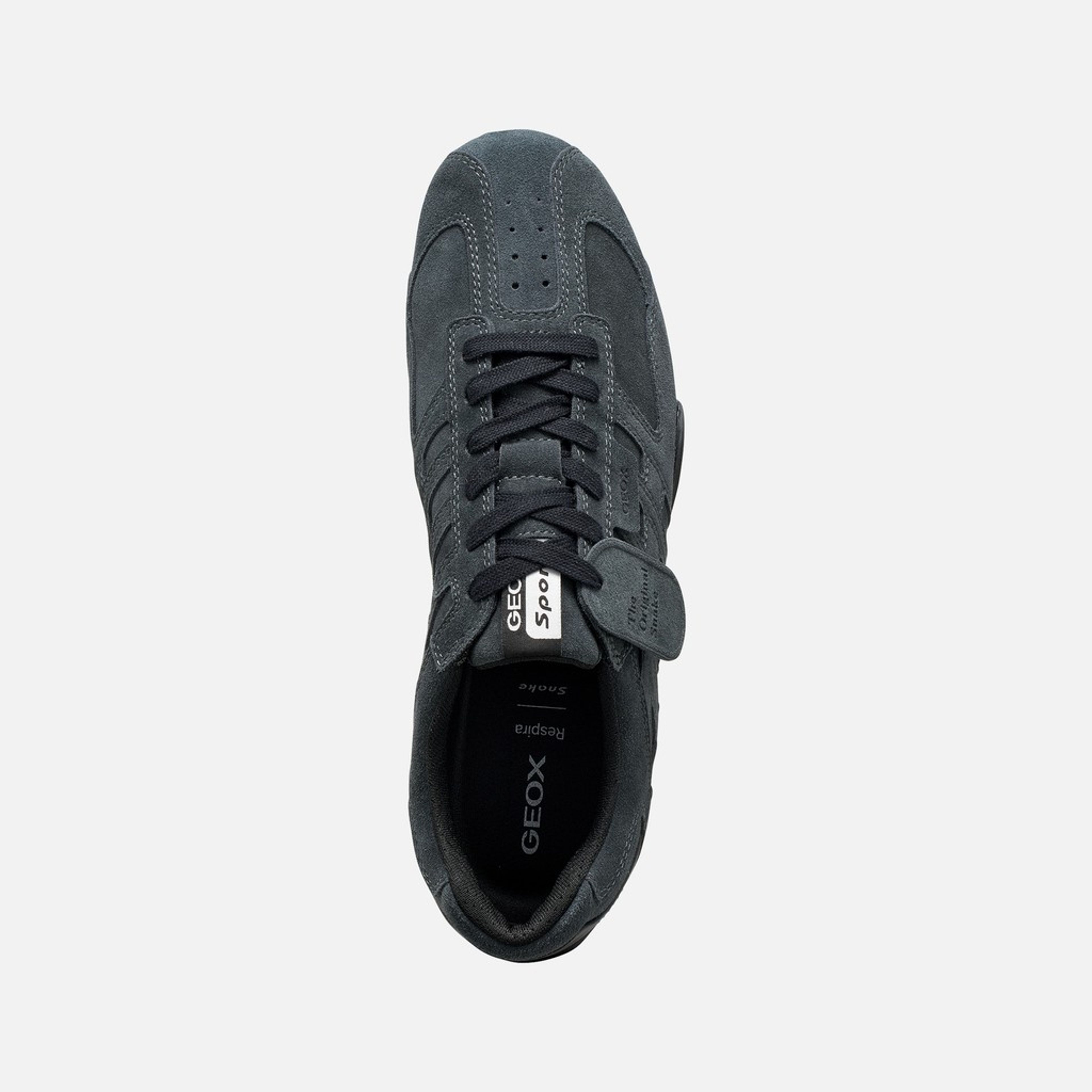 Sneakers gri pentru bărbați Geox Snake - 006