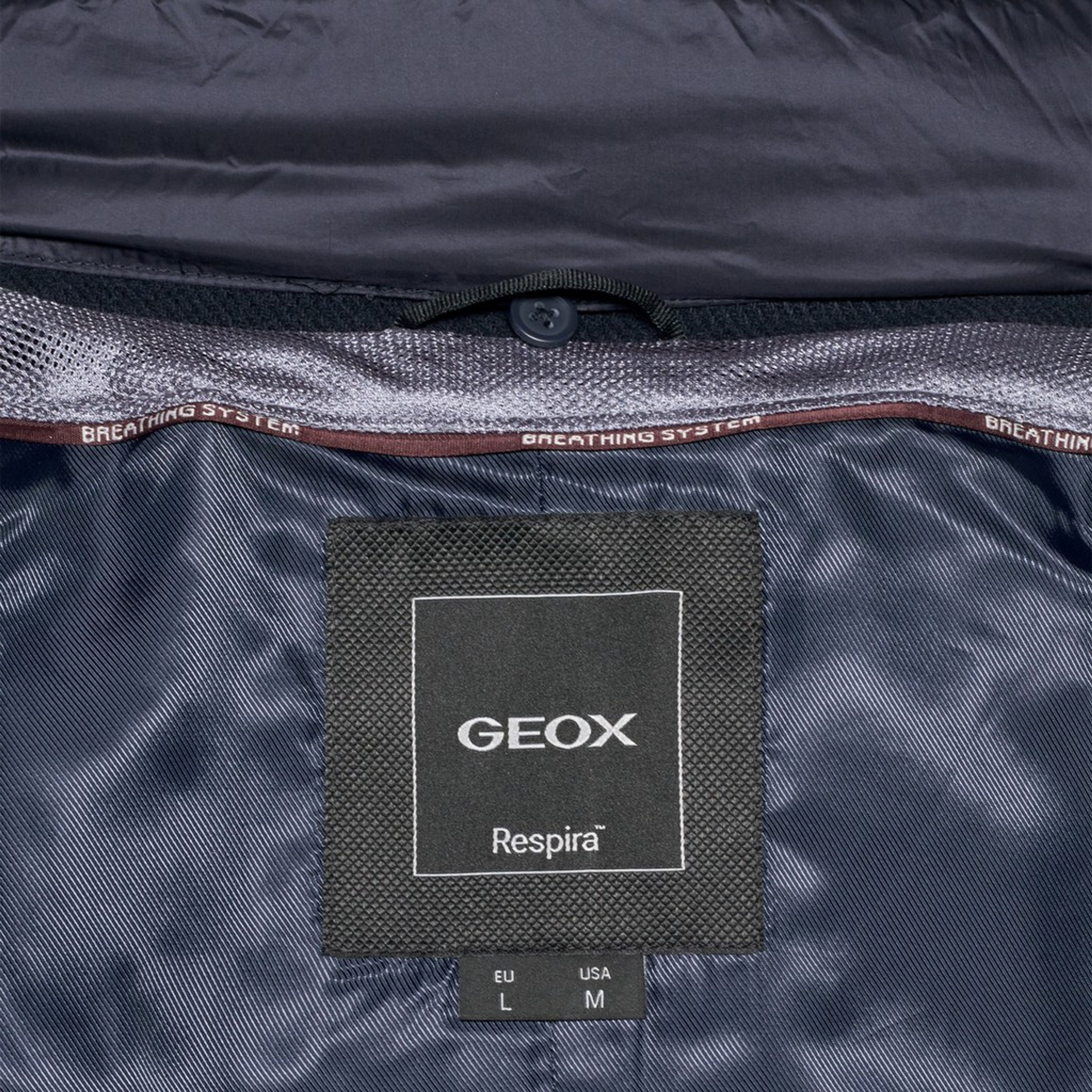 Vínový pánský kabát Geox Monreale - 010