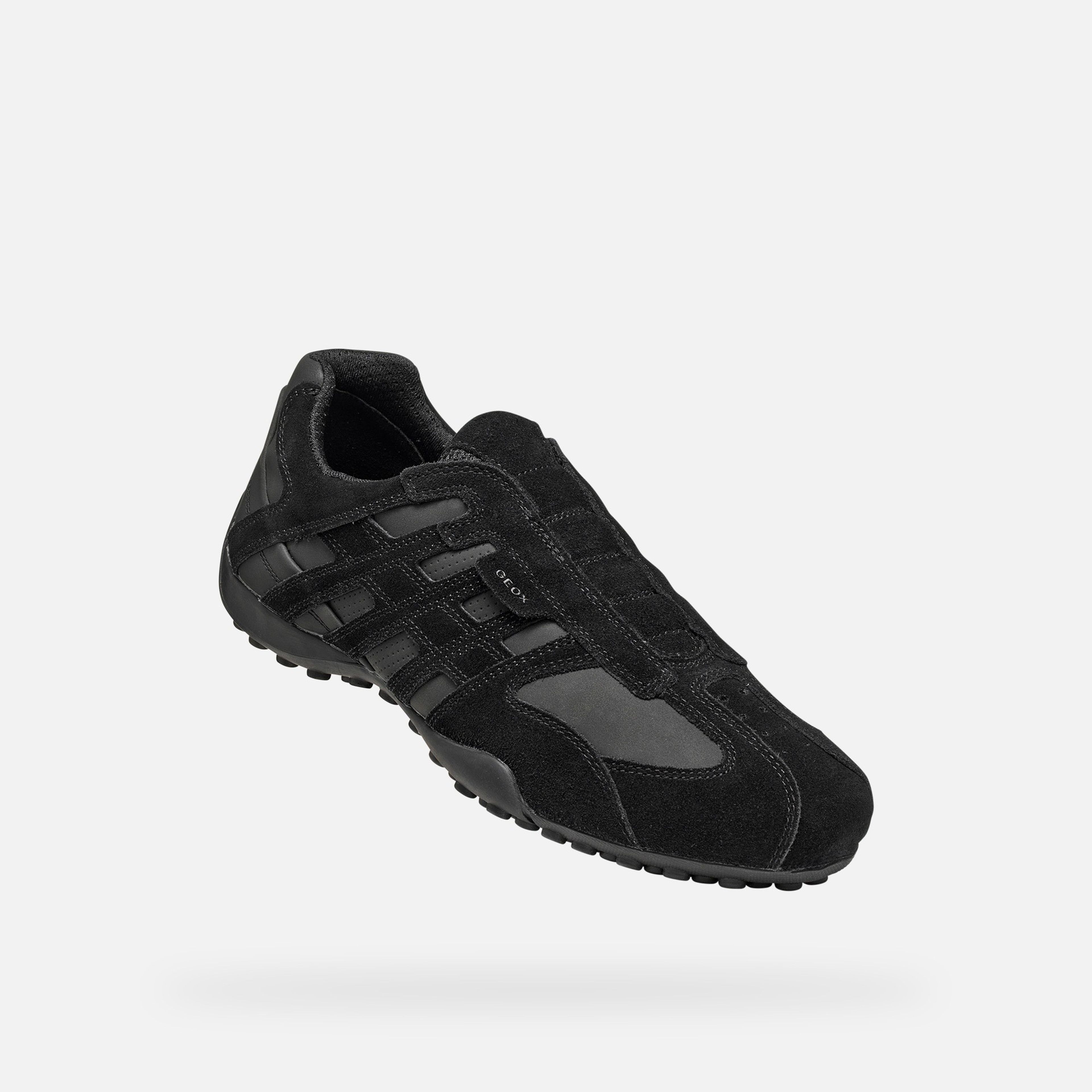 Čierne pánske tenisky Geox Snake - 005