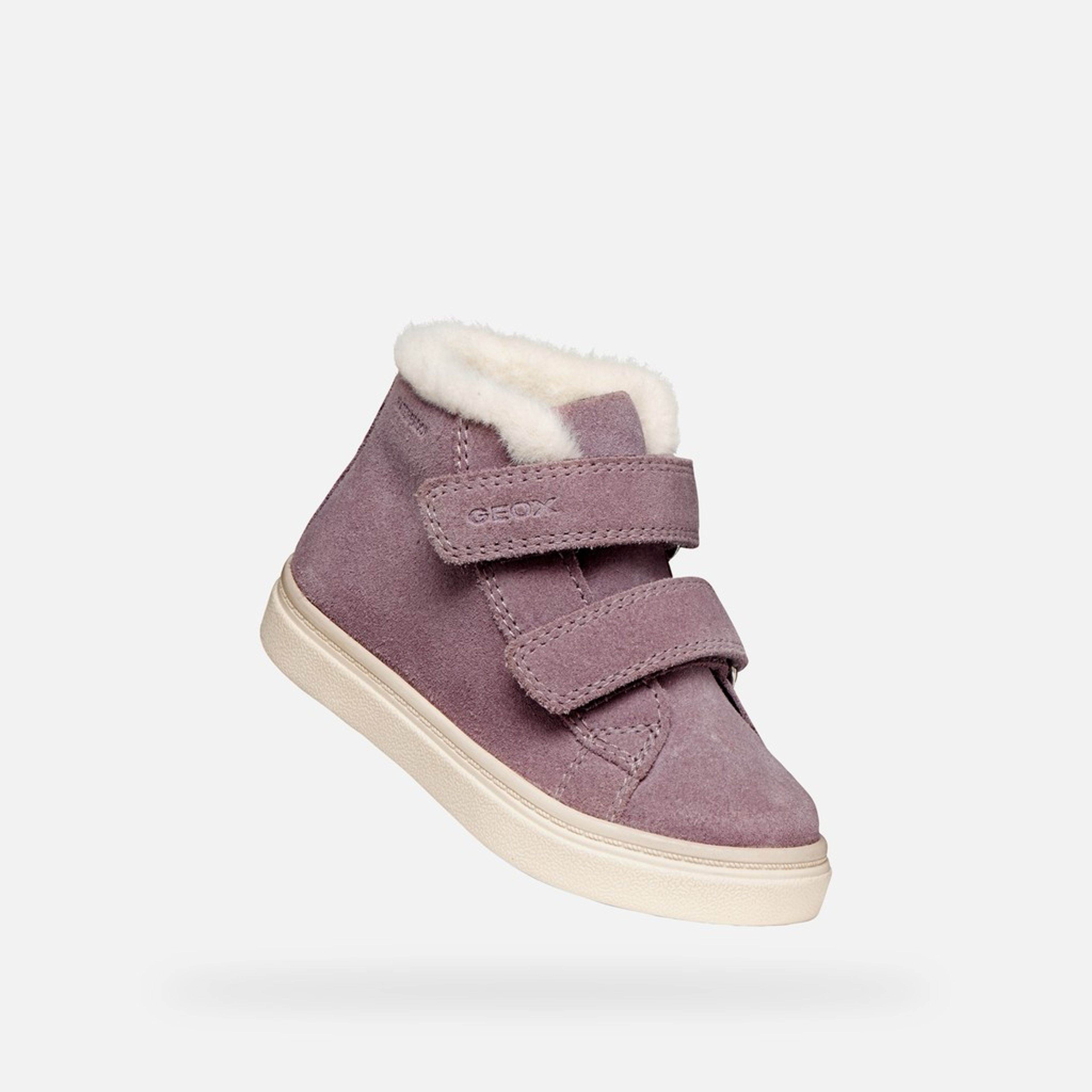Sneakers mov pentru fete Geox Nashik WPF - 005