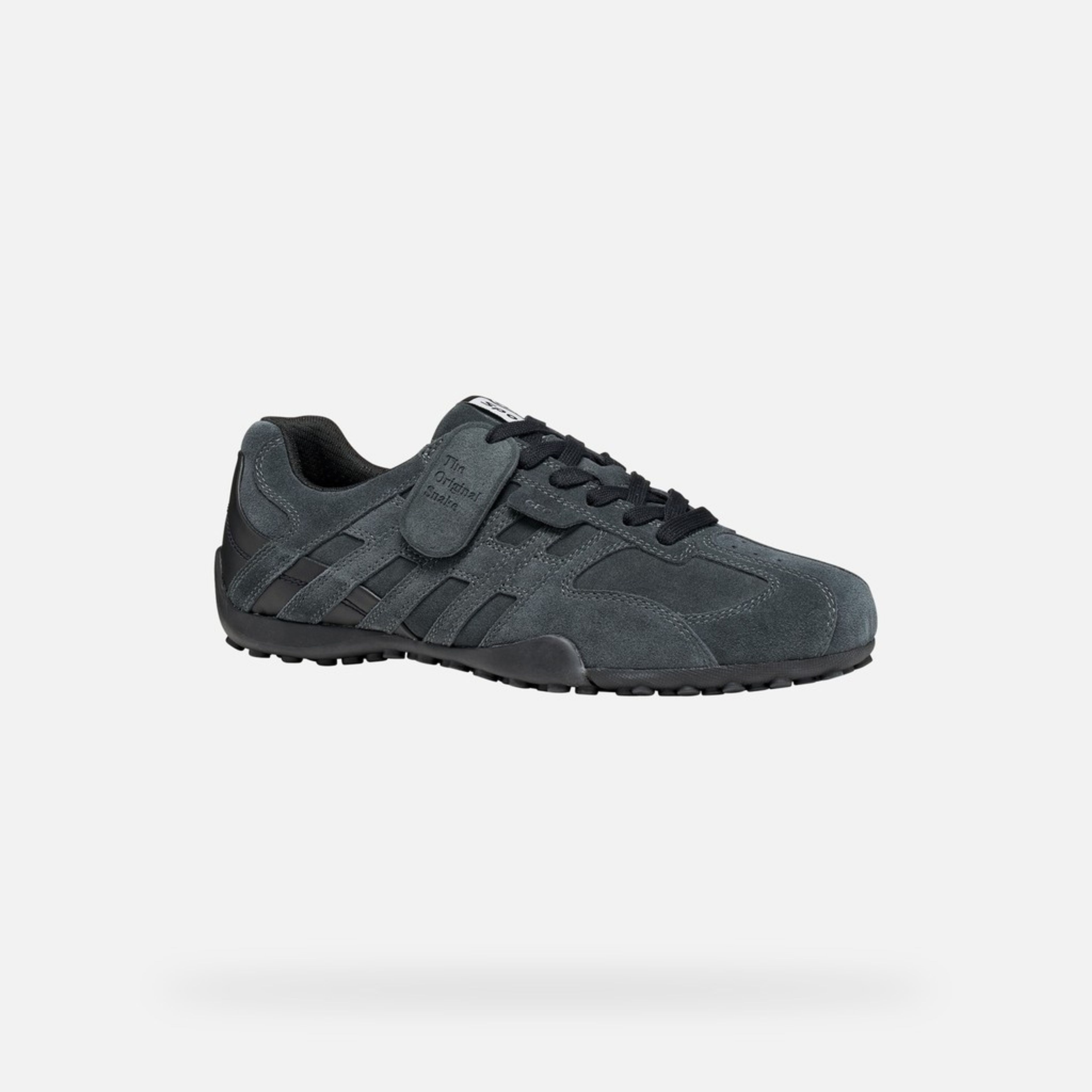 Sneakers gri pentru bărbați Geox Snake - 003