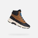Hnědá chlapecká kotníková obuv Geox Flexyper Plus-Hnědá - 002